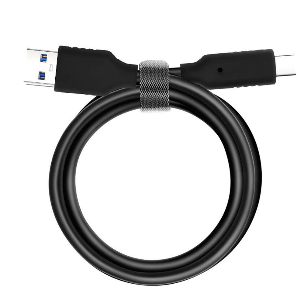 Schwarzes USB zu Type-C 3.2 Datenkabel 60W - Schnellladen & Datentransfer 2m