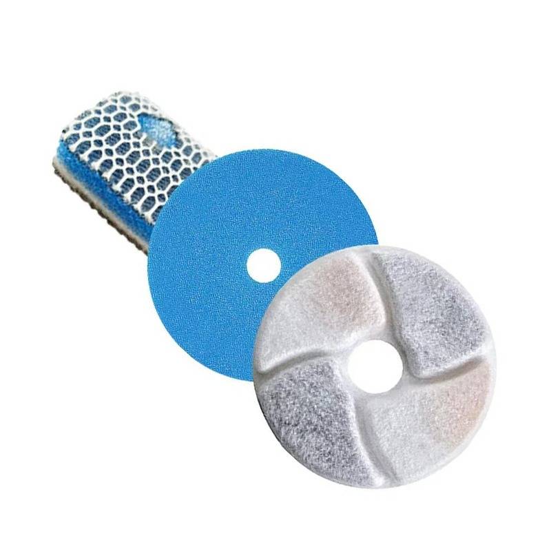 Ersatzfilter für Haustier-Trinkbrunnen 10,5 cm mit C-förmigem Schwamm (5er-Pack)