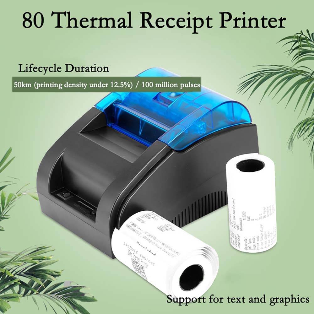 80mm Thermobon-Drucker - USB & Bluetooth Konnektivität