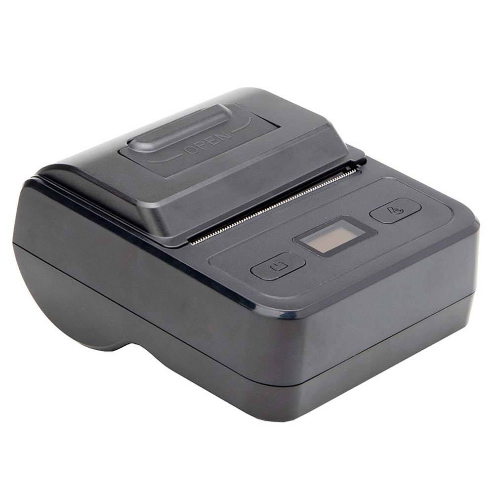 80mm Bluetooth Thermodrucker - Tragbarer USB + Bluetooth Etikettendrucker
