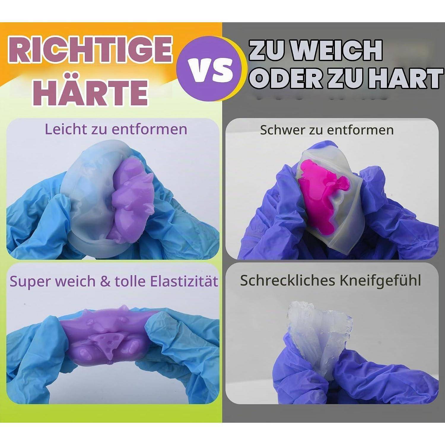 Infografik zum Vergleich von „Richtige Härte