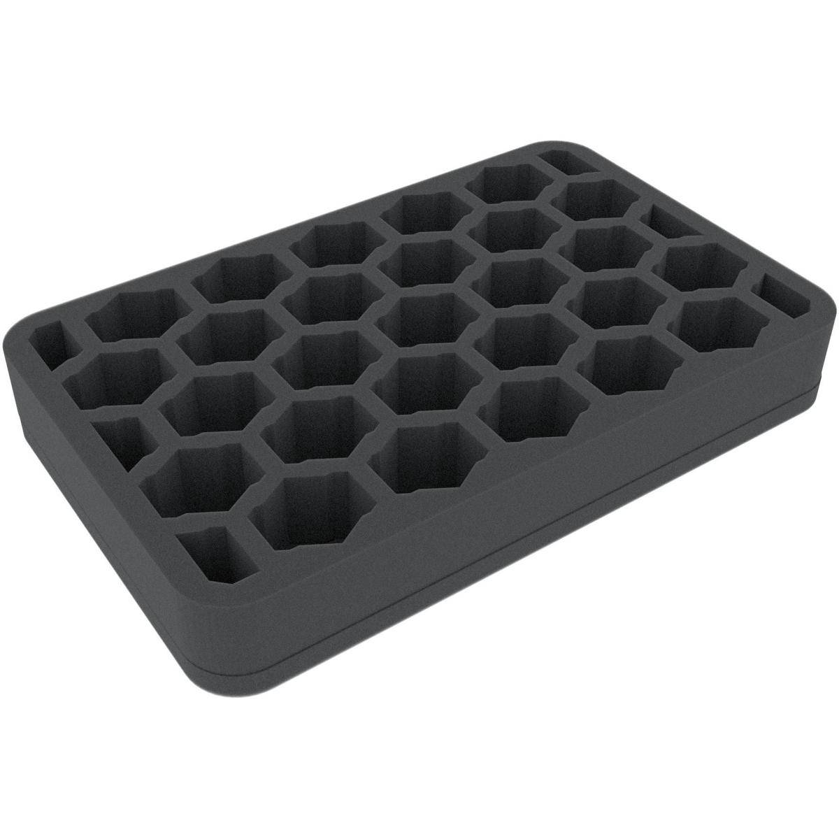 HSMFNK040BO 40 mm Half-Size Schaumstoffeinlage mit 33 Fächern