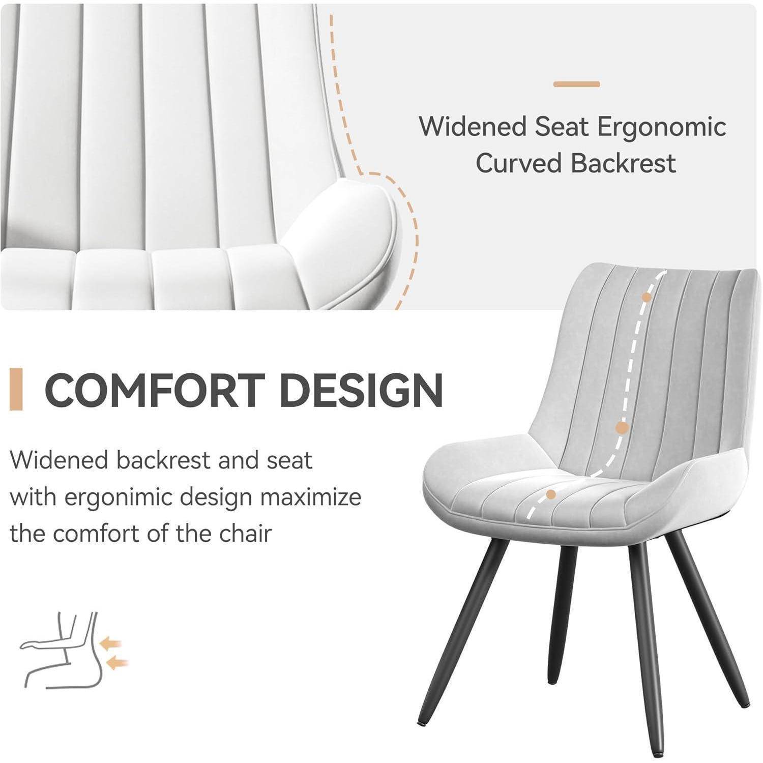 Werbung für einen Stuhl mit „KOMFORT DESIGN