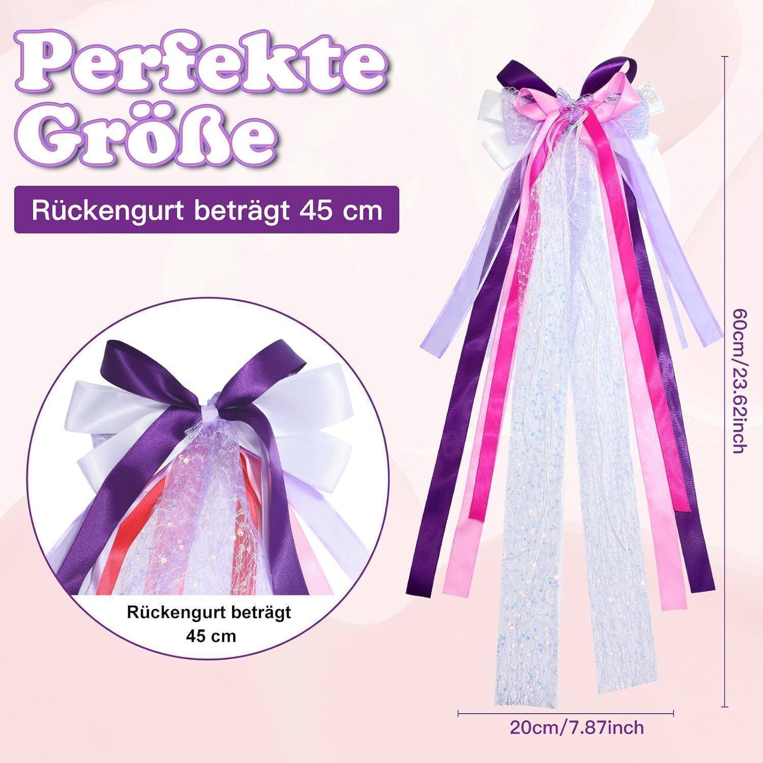 Schleifen-Bogendekoration mit Text „Perfect size