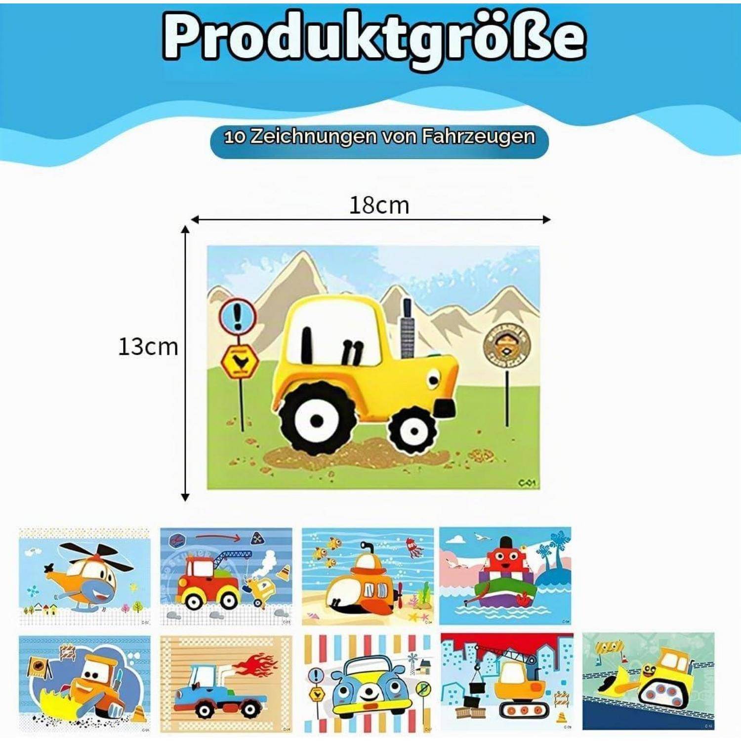 OPVYAEU 10 Stück Moosgummi Mosaik Klebebilder Bastelset -Astronauten Sticker, 3D EVA Schaum Aufkleber, Selbstklebendes Kreativset als Geschenk oder