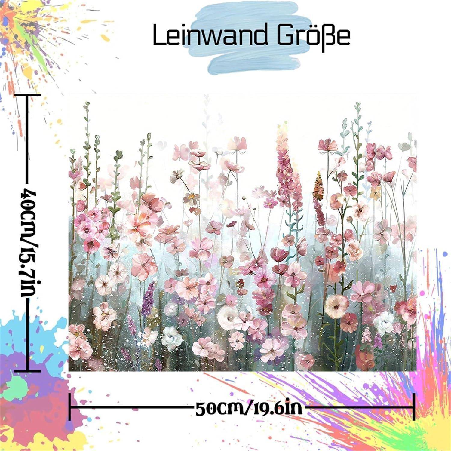 Größentabelle für Leinwanddruck „Leinwand Größe
