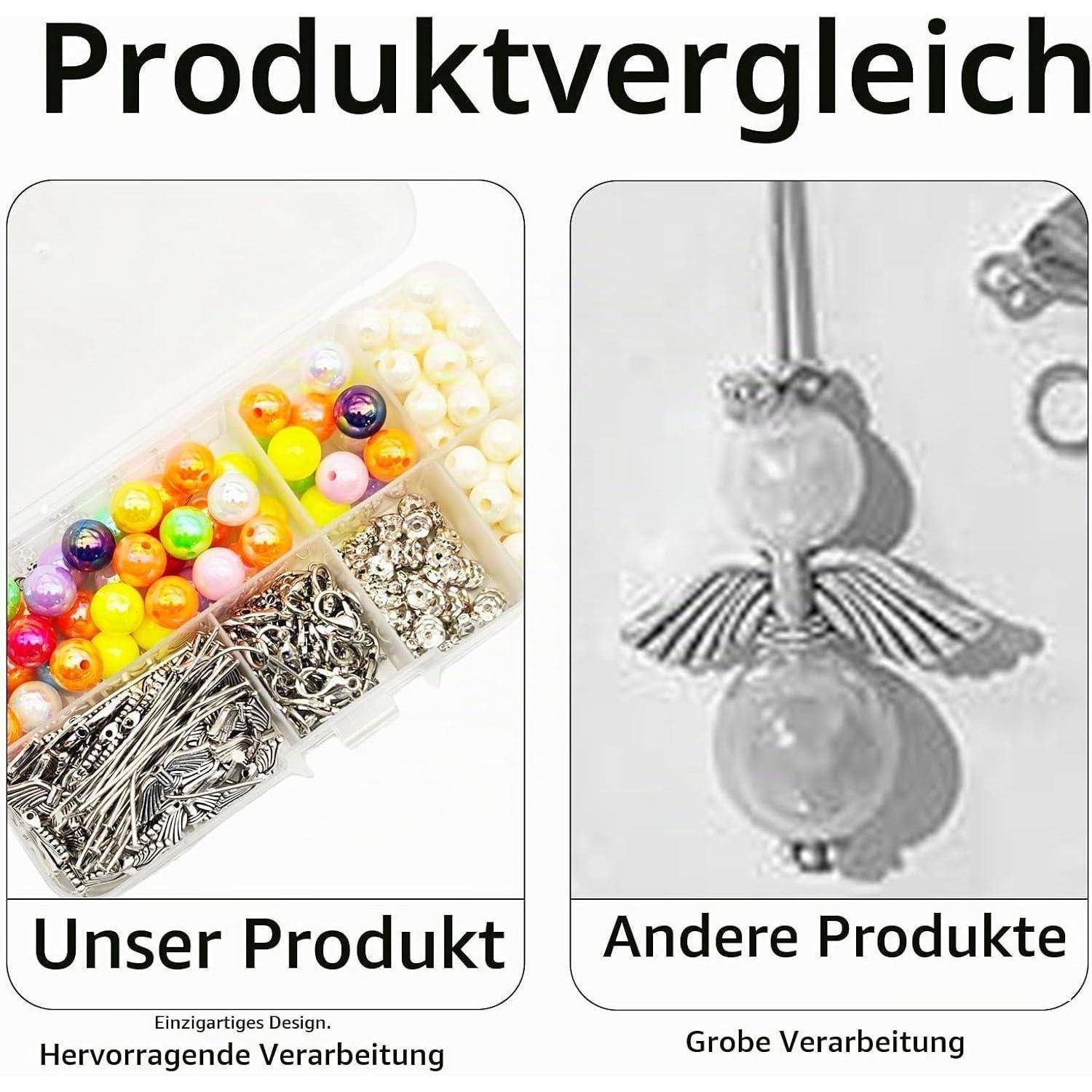 Nebeneinanderstellung von Produktvergleich: „Unser Produkt