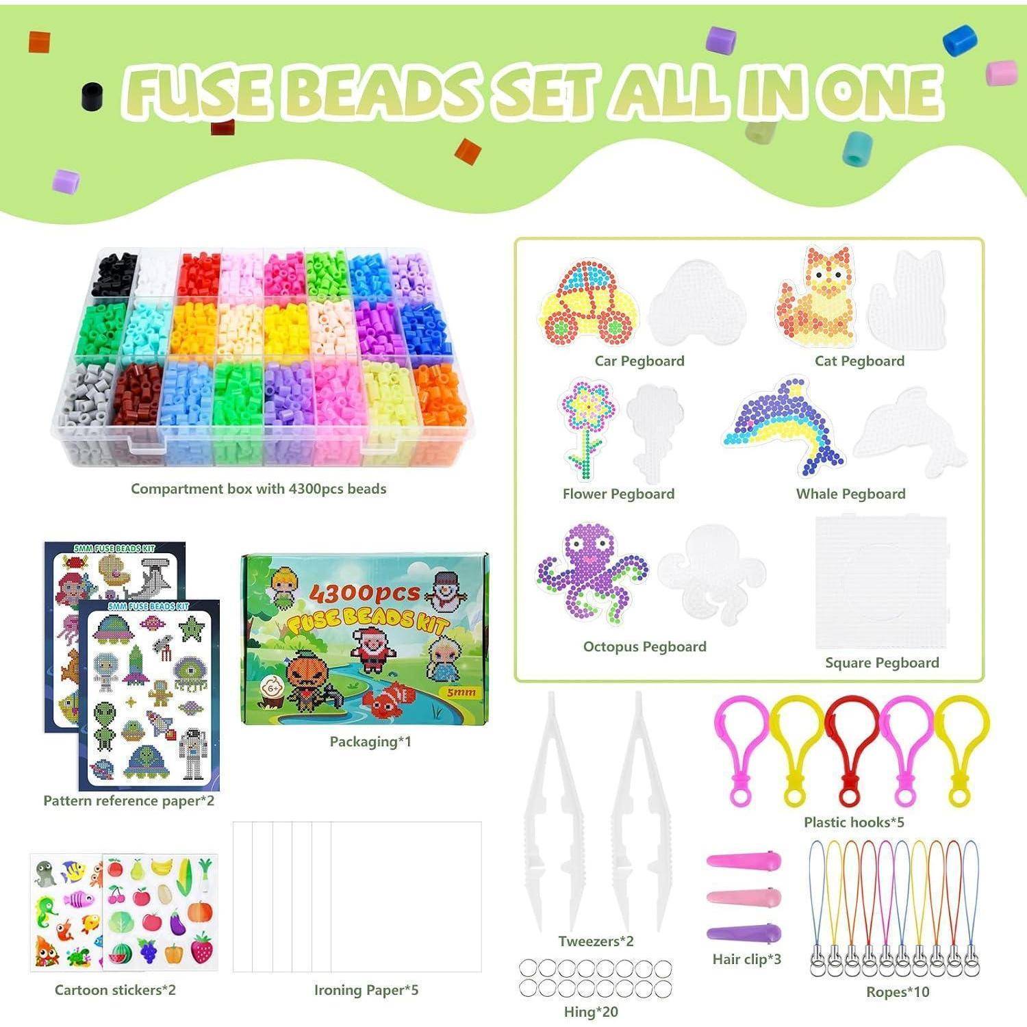 Werbebilder für ein „Fuse Beads Set All in One