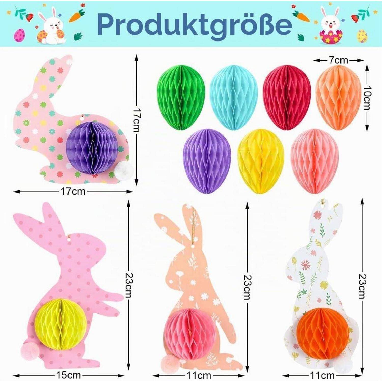Infografik mit dem Titel „Produktgröße