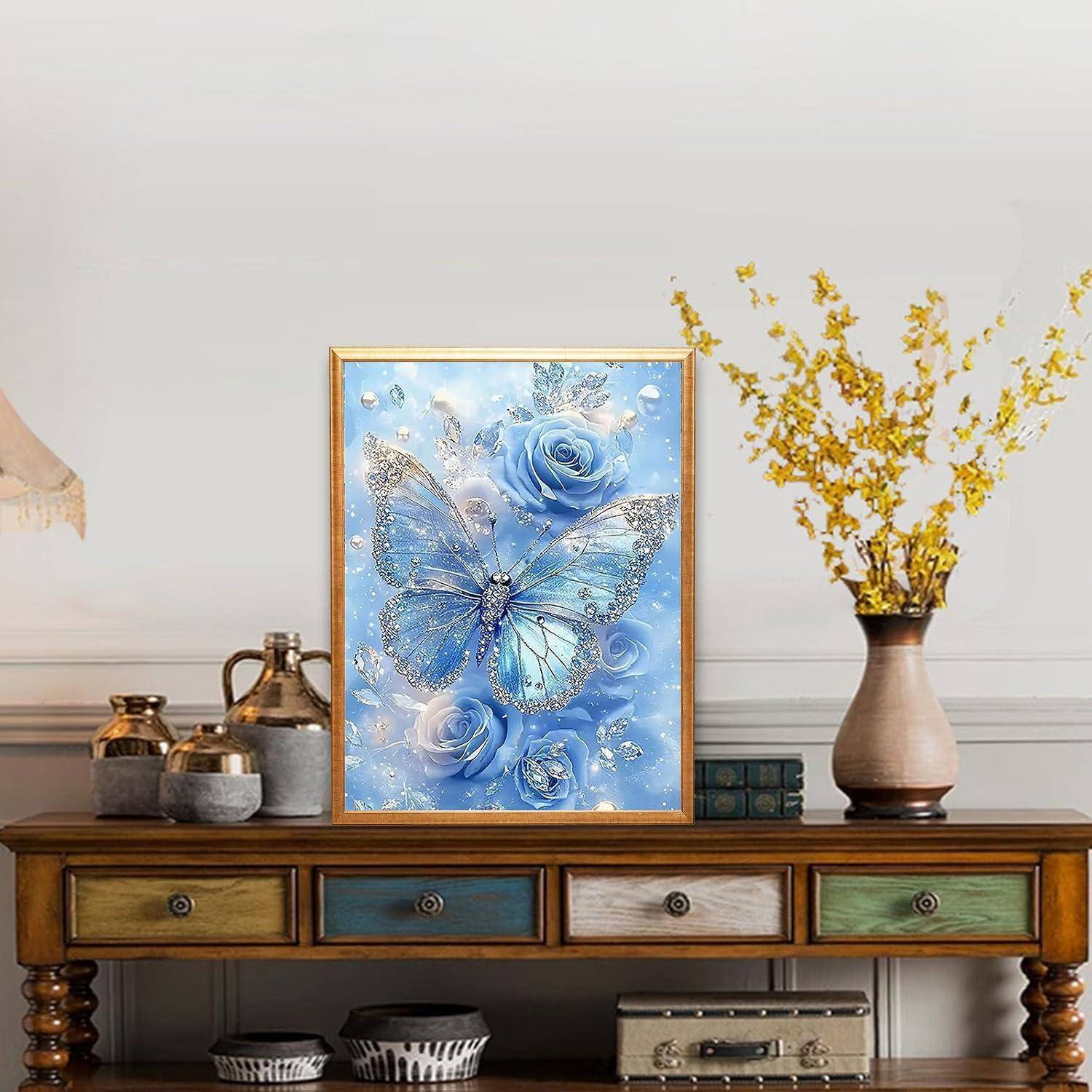 Generisch Malen Nach Zahlen Erwachsene Blume,Rose Paint by Numbers for Adult Diy Malen Nach Zahlen Erwachsene Set Handgemalt Kreativ Bastelset für