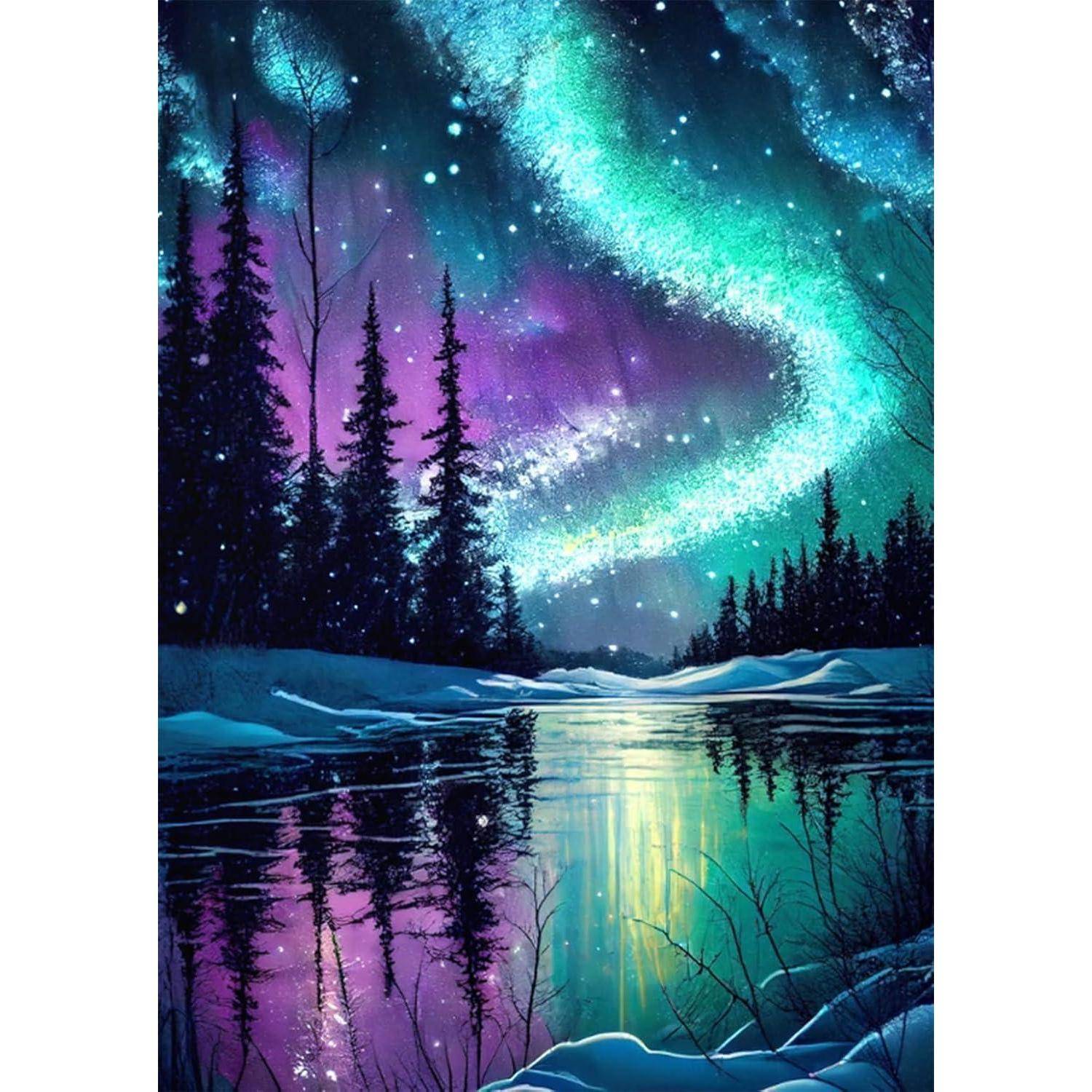 FLAJZ Diamond Painting, 5D Diamant Painting Bilder, DIY Diamond Painting Erwachsene und Kinder, Mosaikherstellung Bastelset für Haus Wand Dekoration