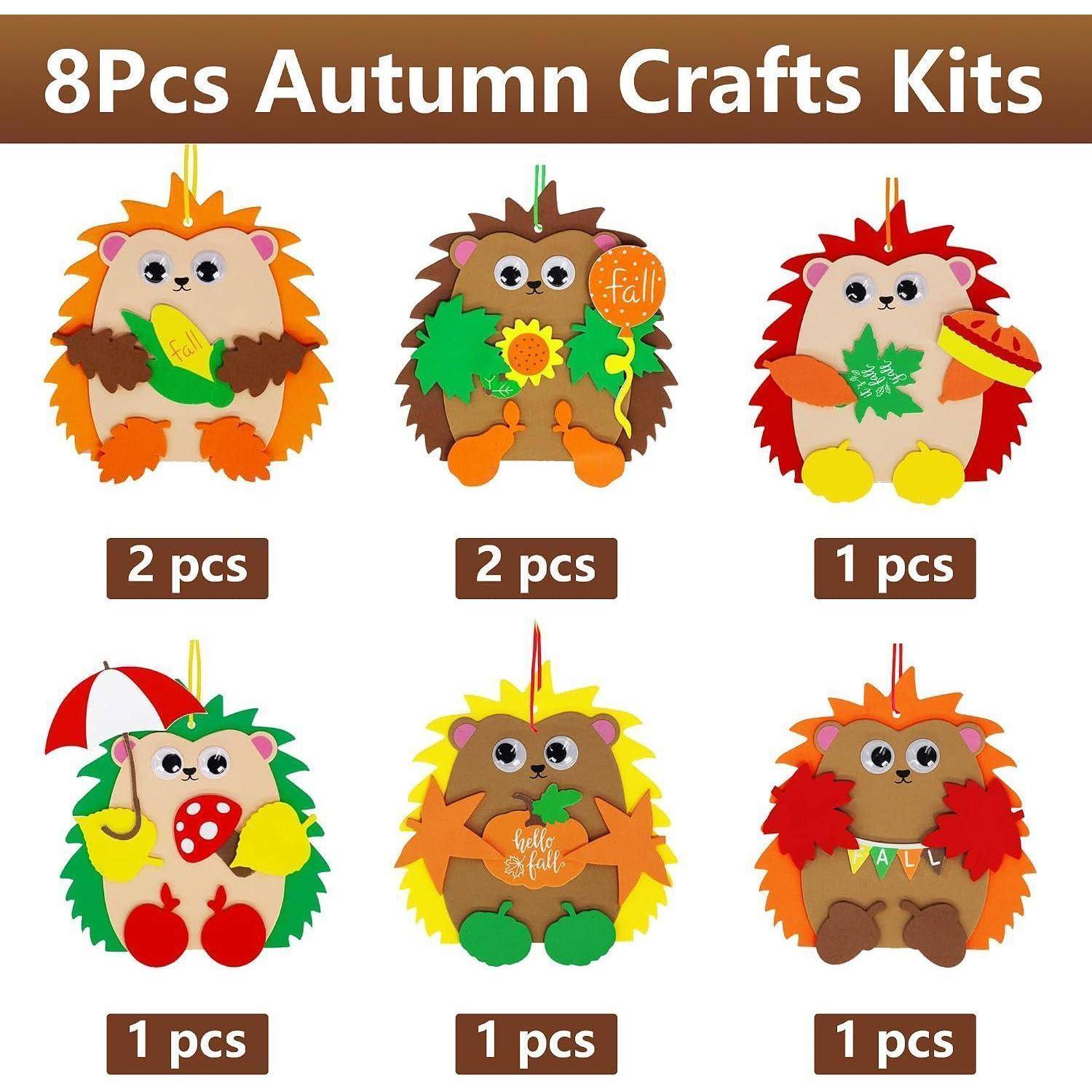 Produktbild mit dem Titel „8er Herbst-Bastelsets