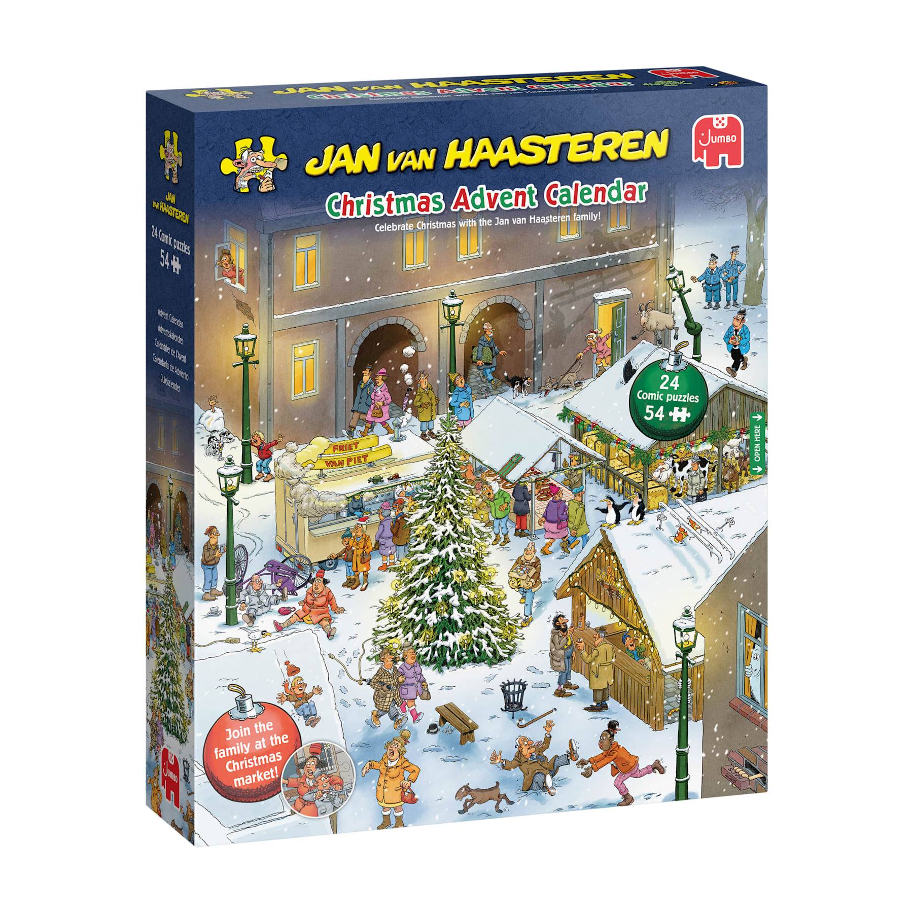 Schachtel des „Jan van Haasteren Weihnachts-Adventskalender