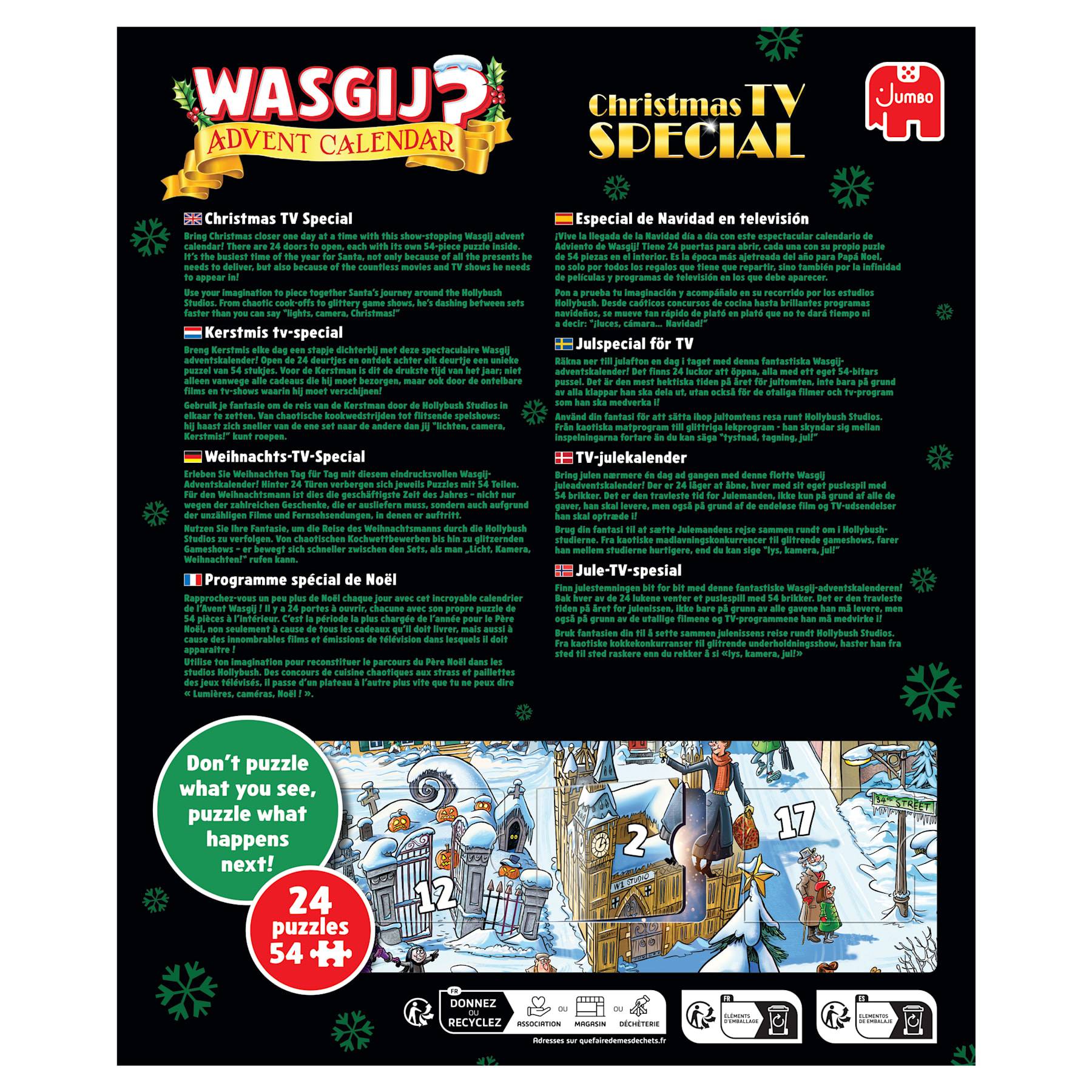 Wasgij Christmas Advent Calendar - Christmas TV Special 2026