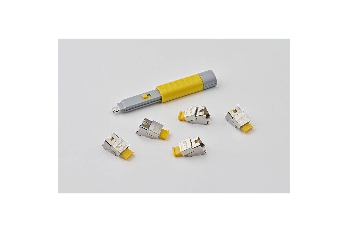 SmartKeeper SmartKeeper Basic LAN Cable Lock 2 gelb 5 Stk.+Key