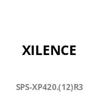 Weißes Etikett mit der Markenbezeichnung „XILENCE
