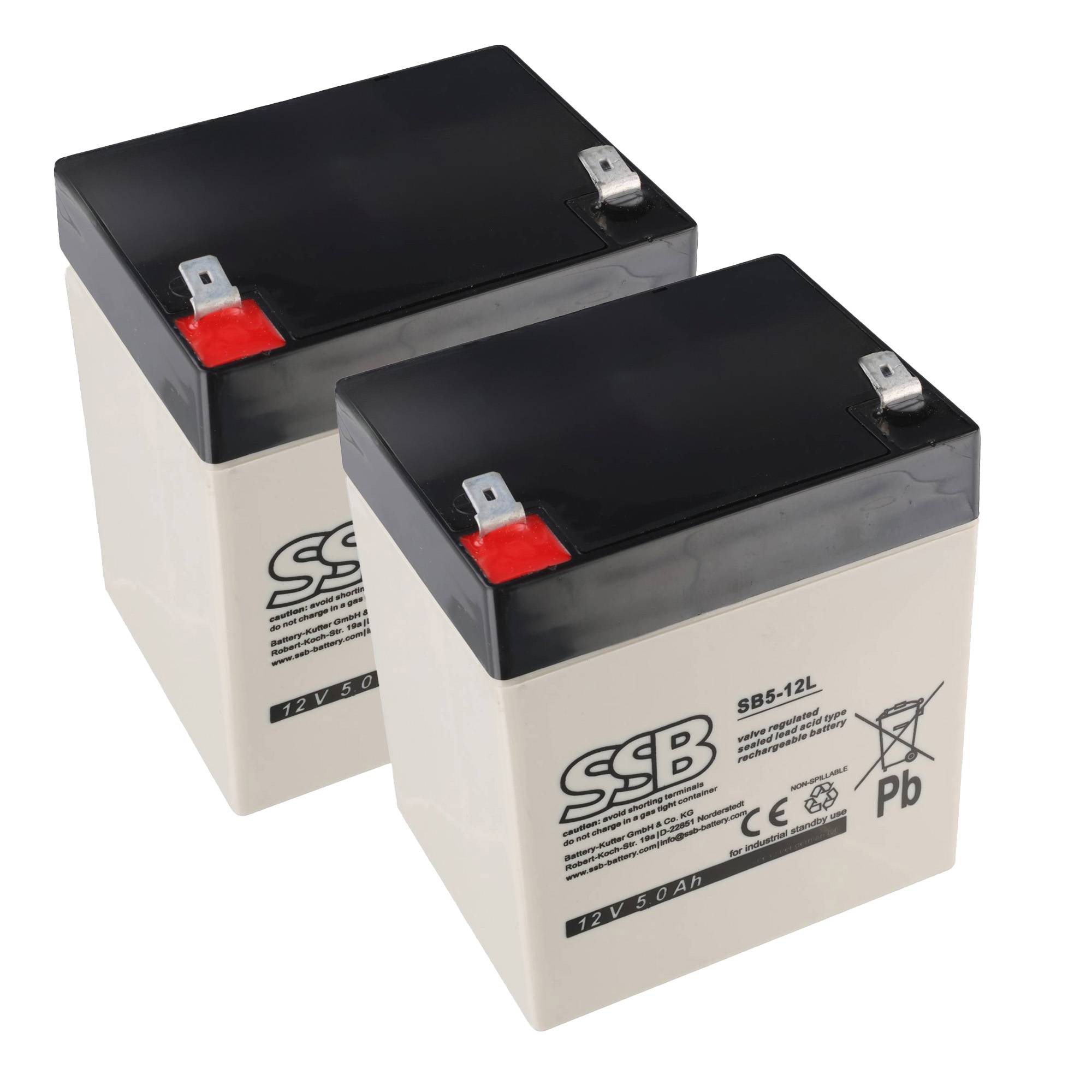 AKKUmed Blei Akkueinsatz passend für AKS Lifter Typ Foldy, Dualo, Clino, Typ 89070/ 89154 - 12 V 5000 mAh 90x70x107 mm