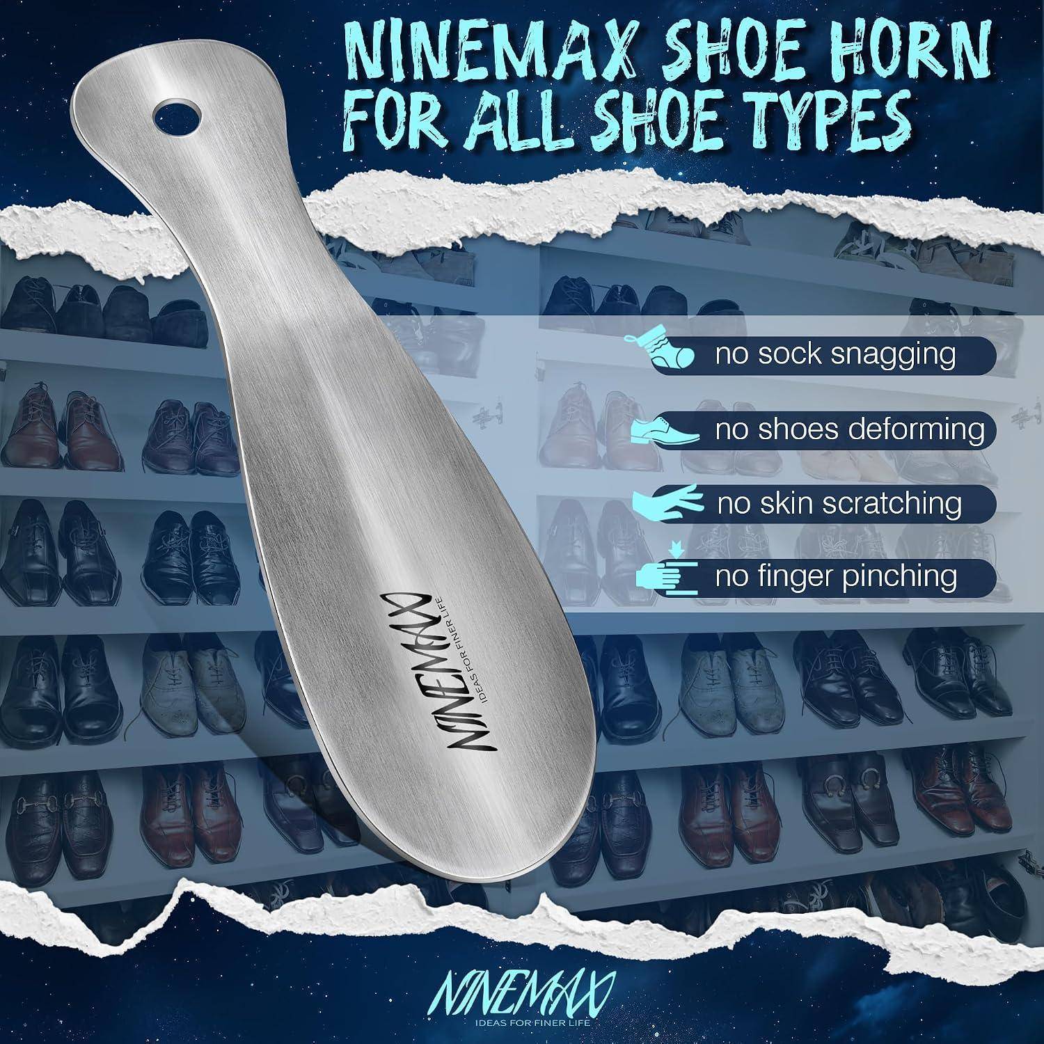 Schuhlöffel Metall Edelstahl 19cm 2er Pack