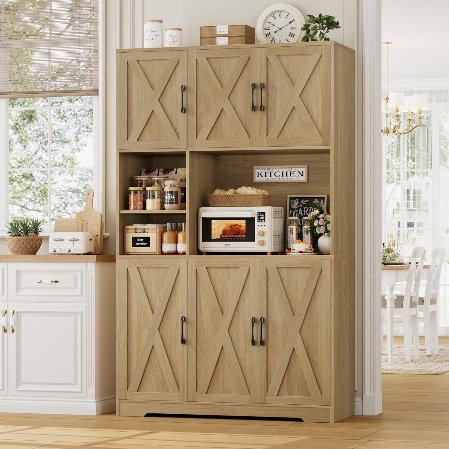 Küchenschrank mit Arbeitsplatte, 180x40x80cm, Braun