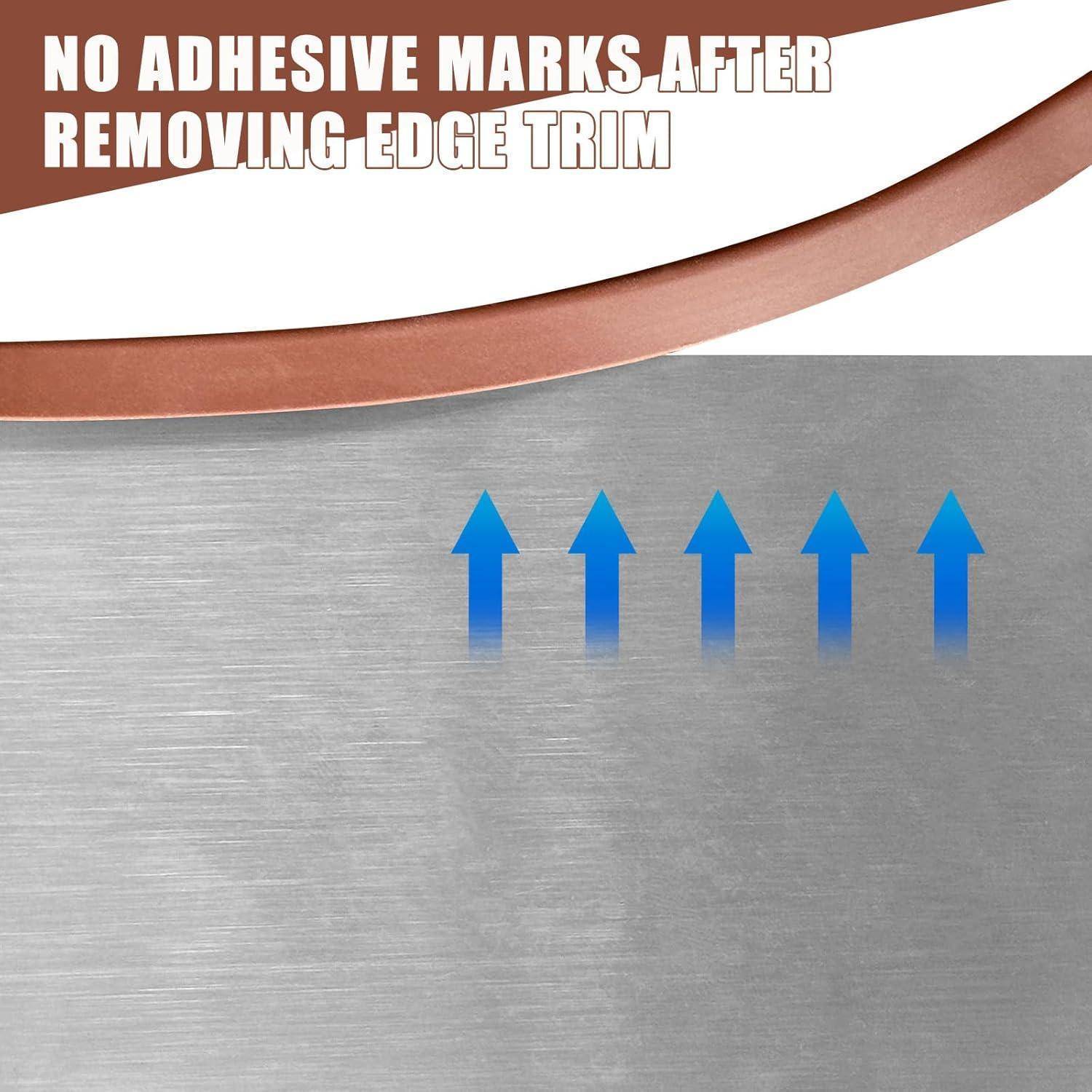 Gummi-Kantenverkleidung 3m Braun 1mm U-Profil selbstklebend EPDM