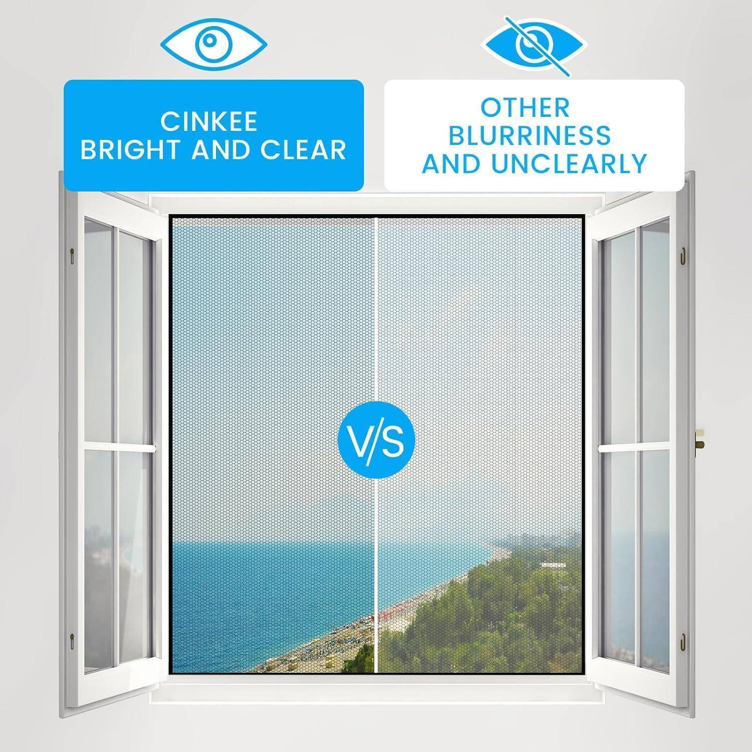 Vergleichsgrafik einer Fensteraussicht: 