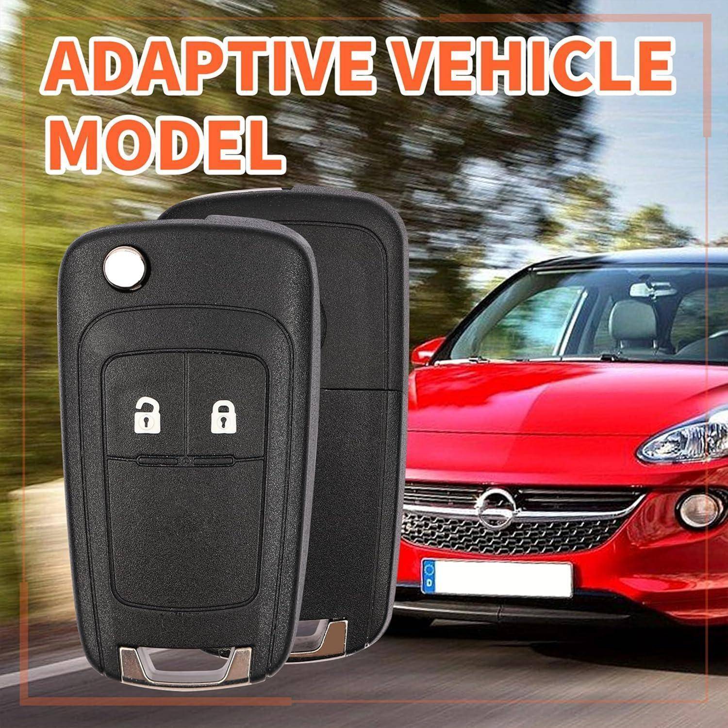 Zwei schwarze Autoschlüsselhänger mit der Bezeichnung „Adaptive Vehicle Model