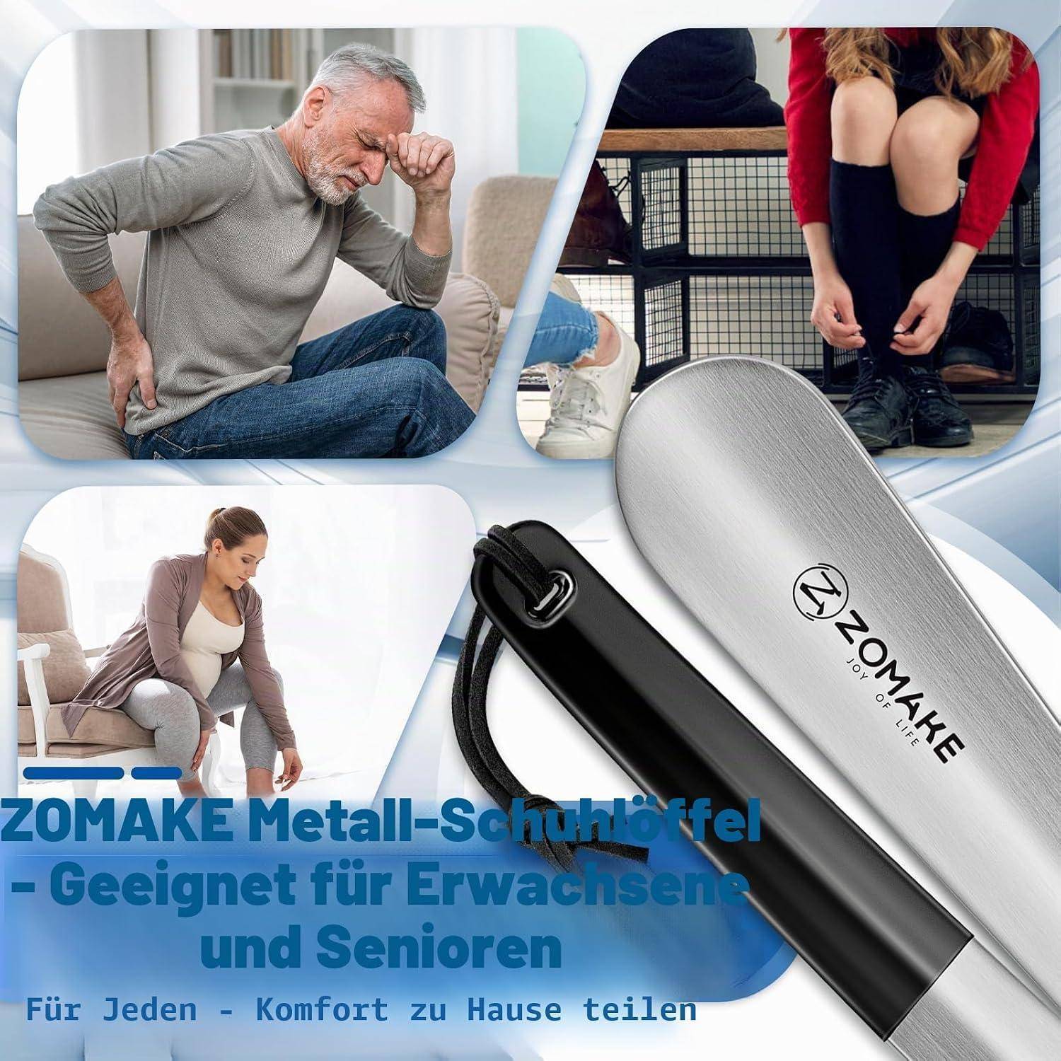 Metall-Schuhlöffel - Geeignet für Erwachsene und Senioren