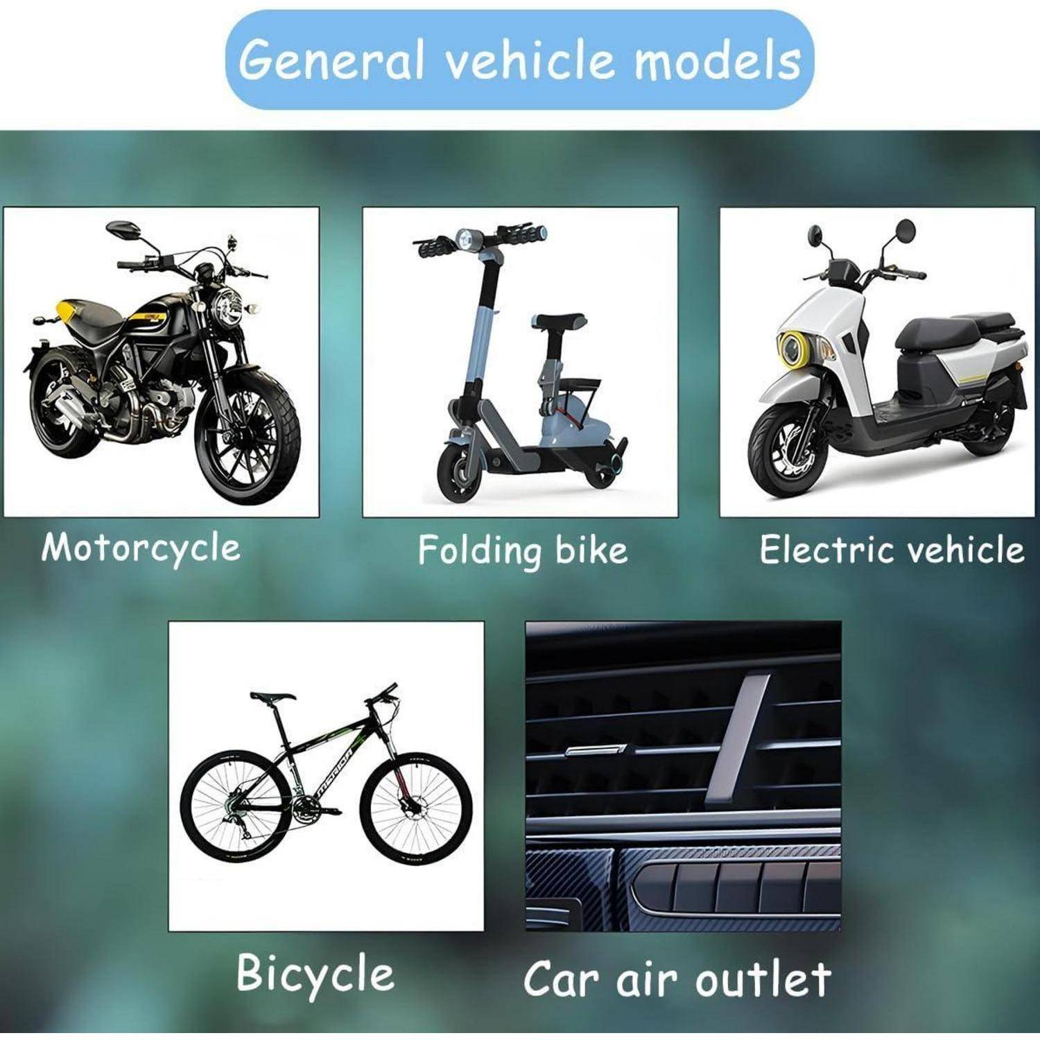 Infografik mit dem Titel „Allgemeine Fahrzeugmodelle