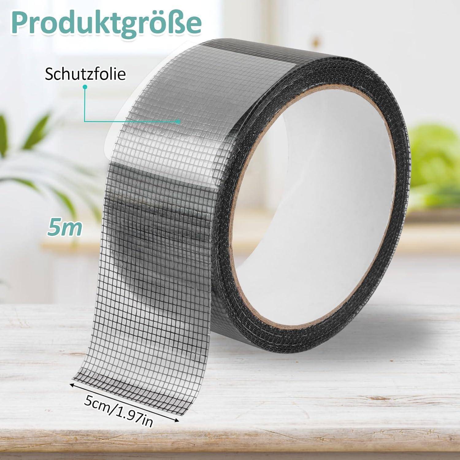 Rolle schwarzes Maschenband mit Etikett 