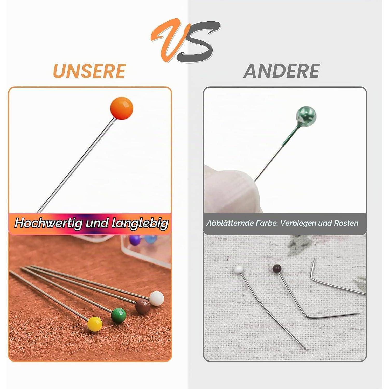 Nebeneinander-Vergleich zweier Pins: 
