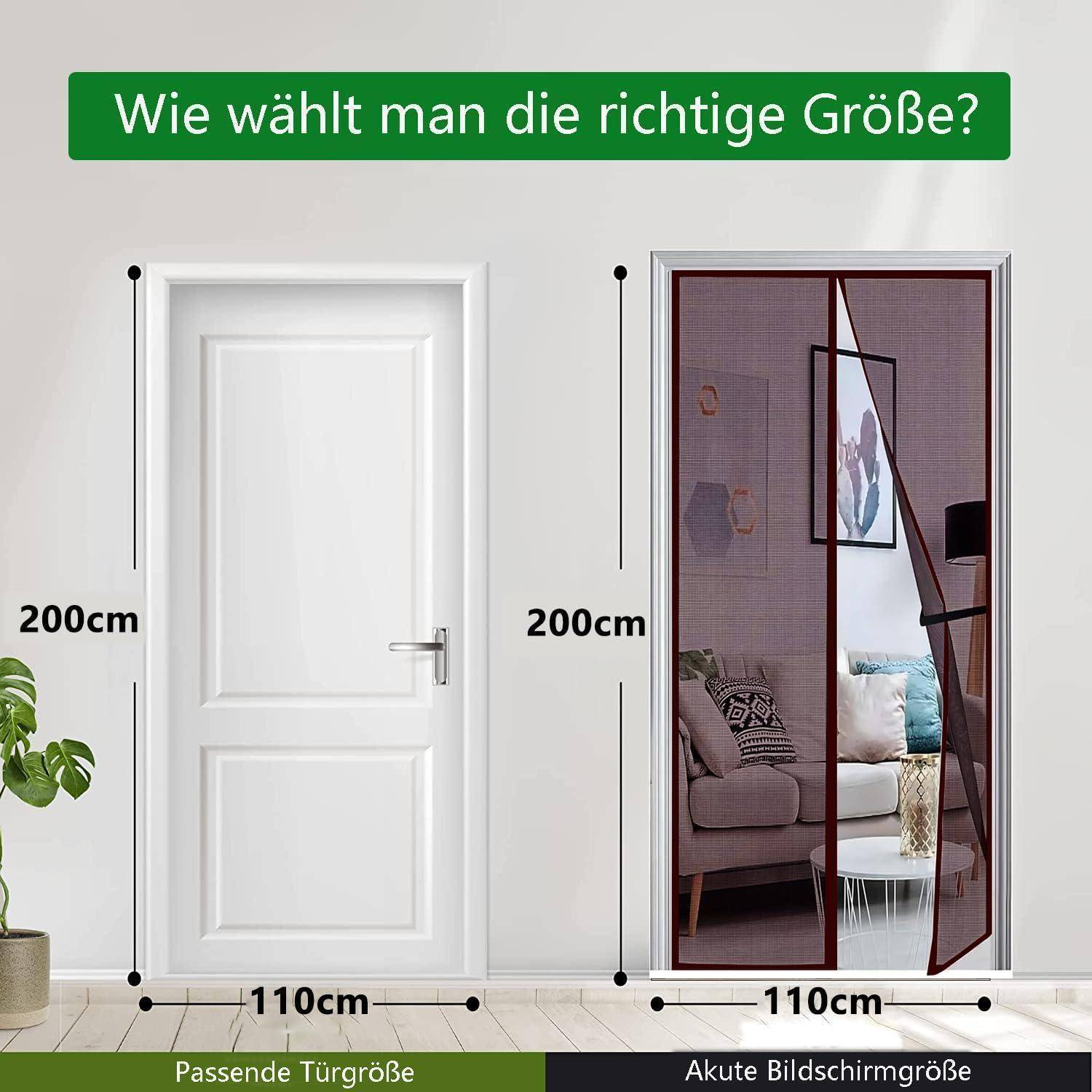 Infografik mit dem Titel „Wie wählt man die richtige Größe?