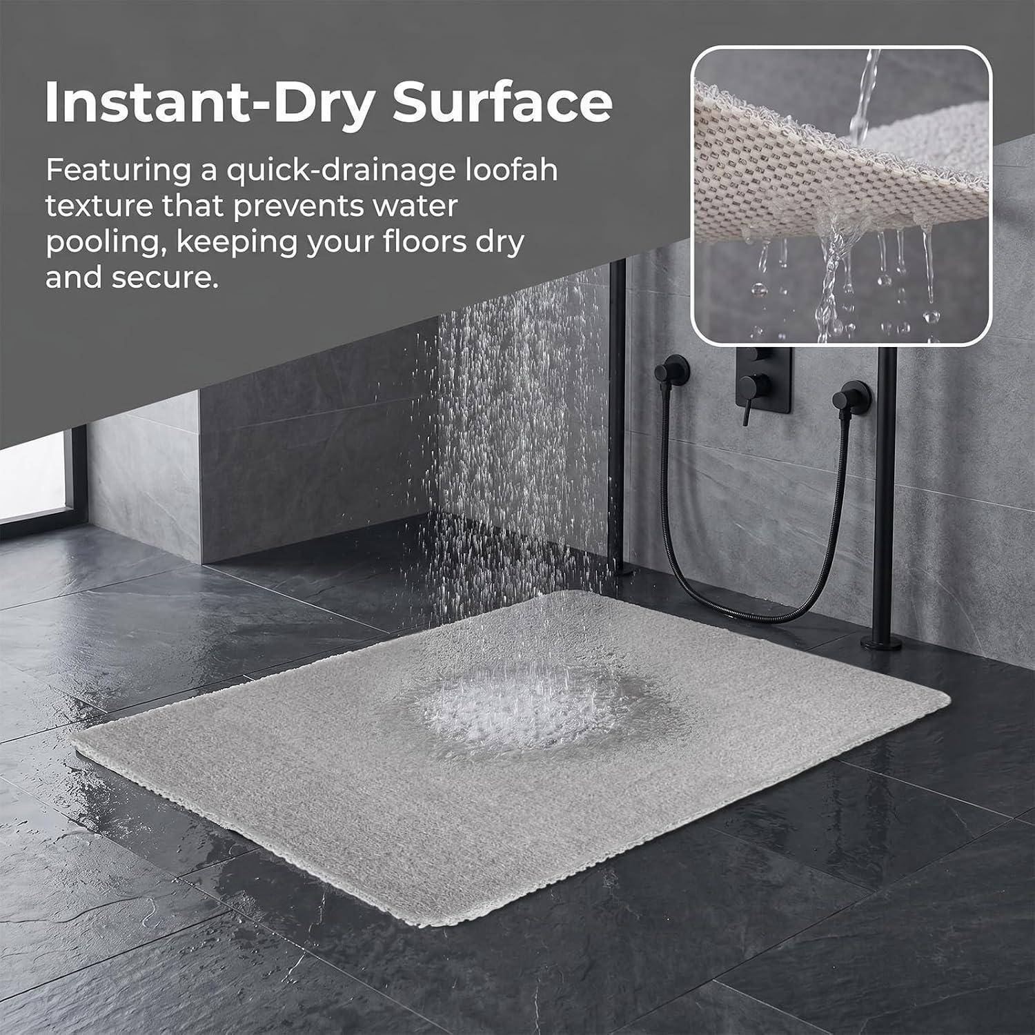 Badezimmermatte mit „Instant-Dry Surface
