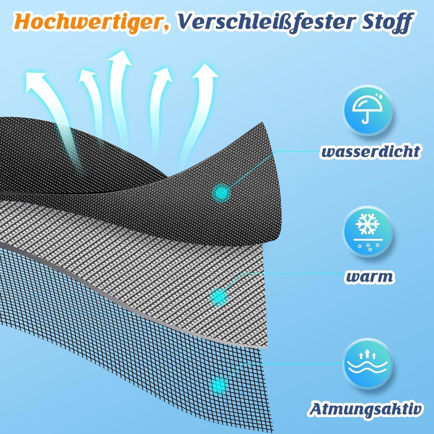 Kinderwagenorganizer Schwarz mit Getränkehalter und großer Kapazität