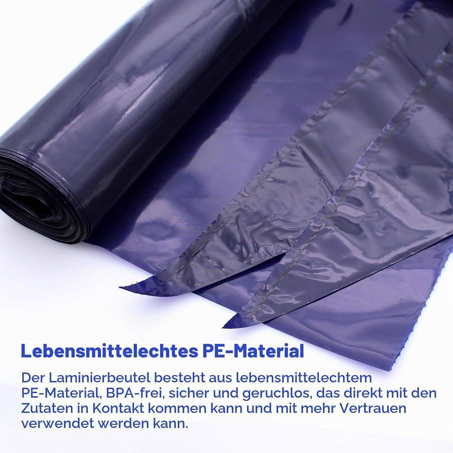Spritzbeutel Set 50 Stück 52 cm Extra Groß Einweg Blau