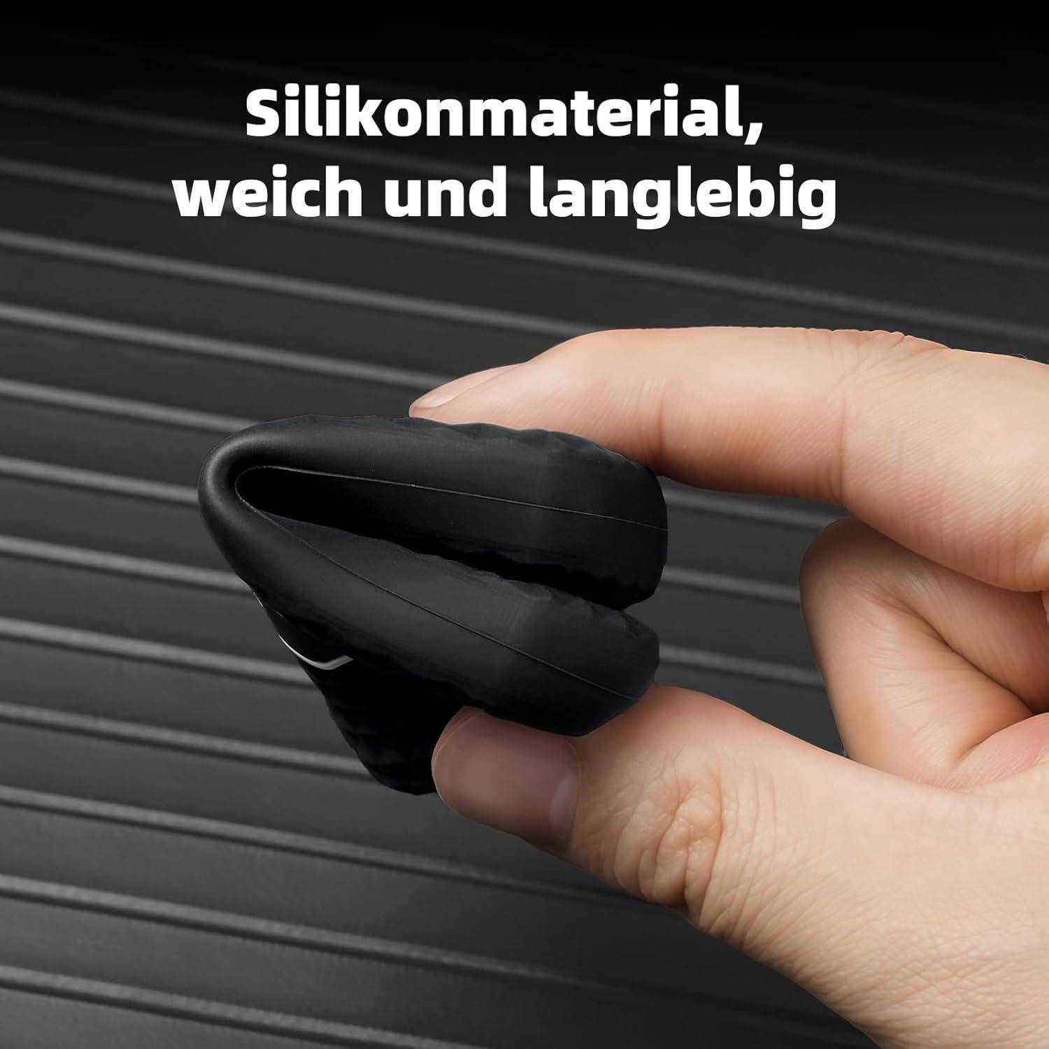 OATSBASF Autoschlüsselhülle Silikon für VW Golf 8, Seat Leon MK4, Skoda Octavia, L-Schwarz
