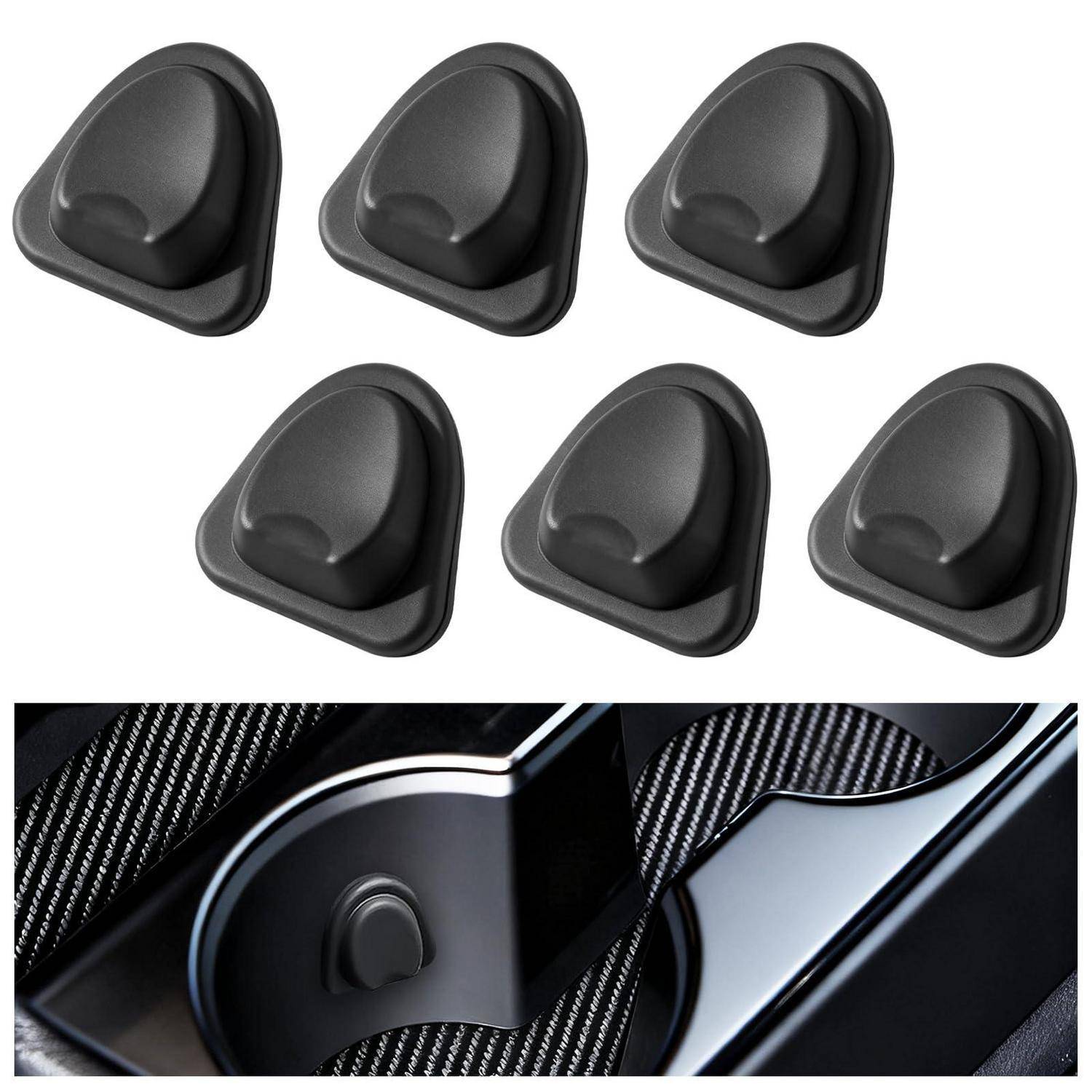 6x Auto Getränkehalter Limiter Silikon Selbstklebend