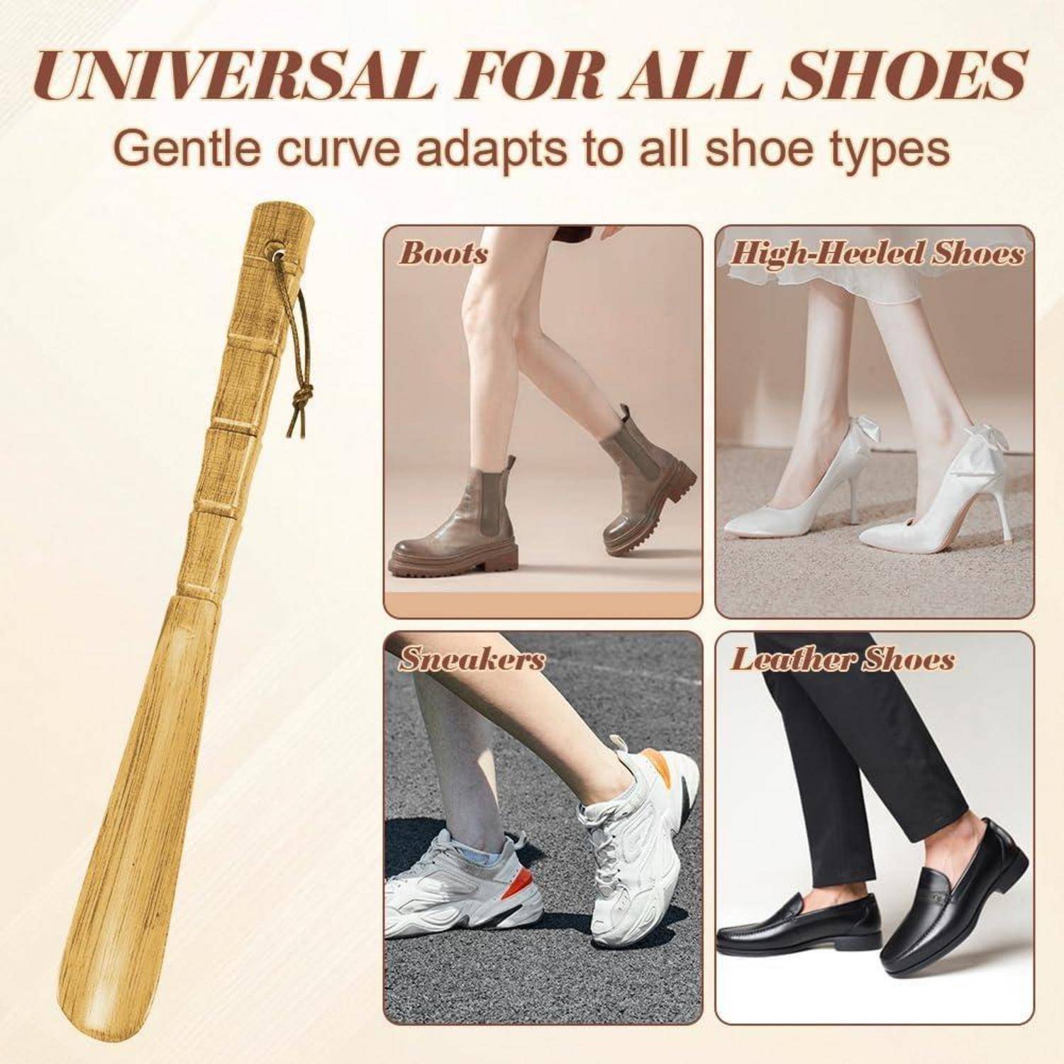 Werbung für einen Schuhweiter mit „UNIVERSELL FÜR ALLE SCHUHE