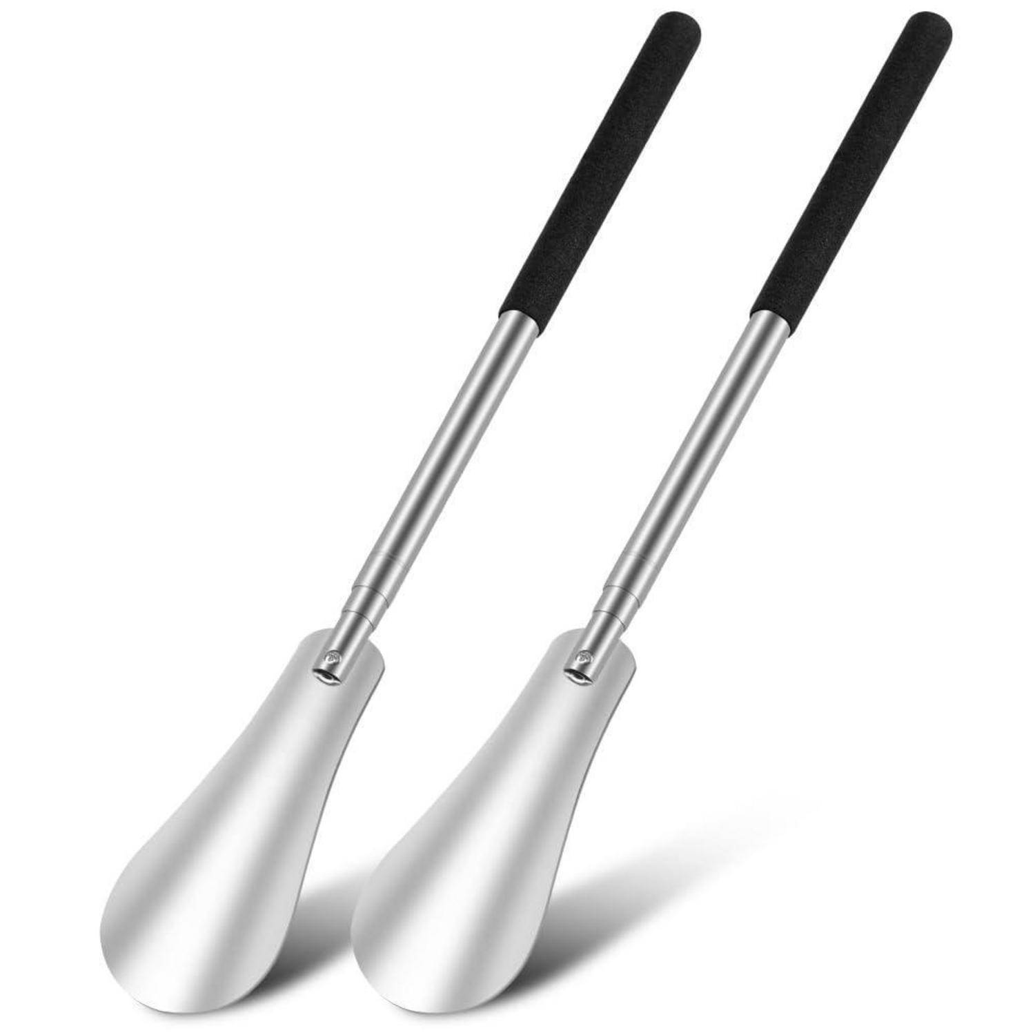 Schuhlöffel Teleskop 28.5-70.5cm Edelstahl 2 Stück