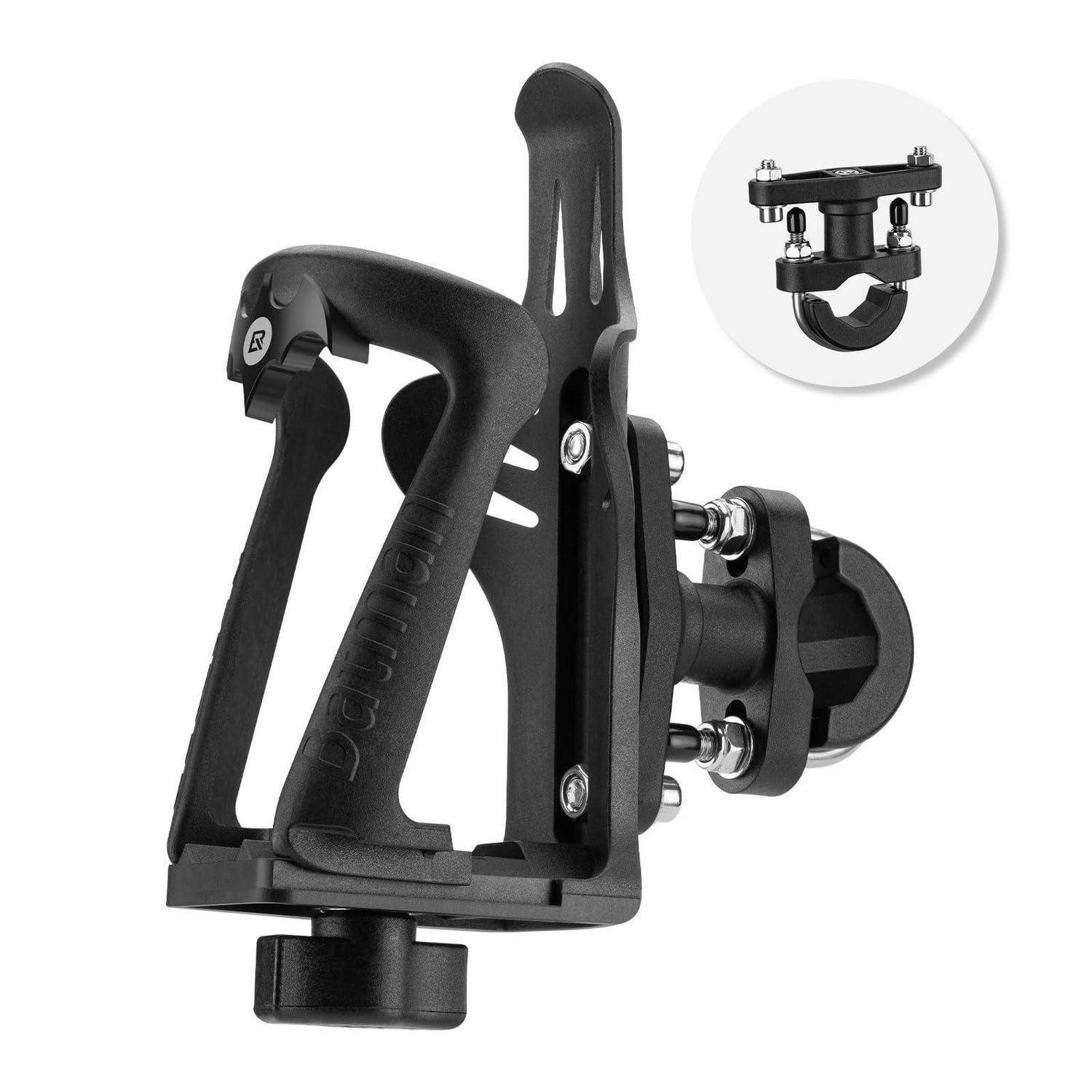 ROCKBROS Flaschenhalter für Fahrrad & Motorrad, 5,5-8,5cm verstellbar, 360° drehbar