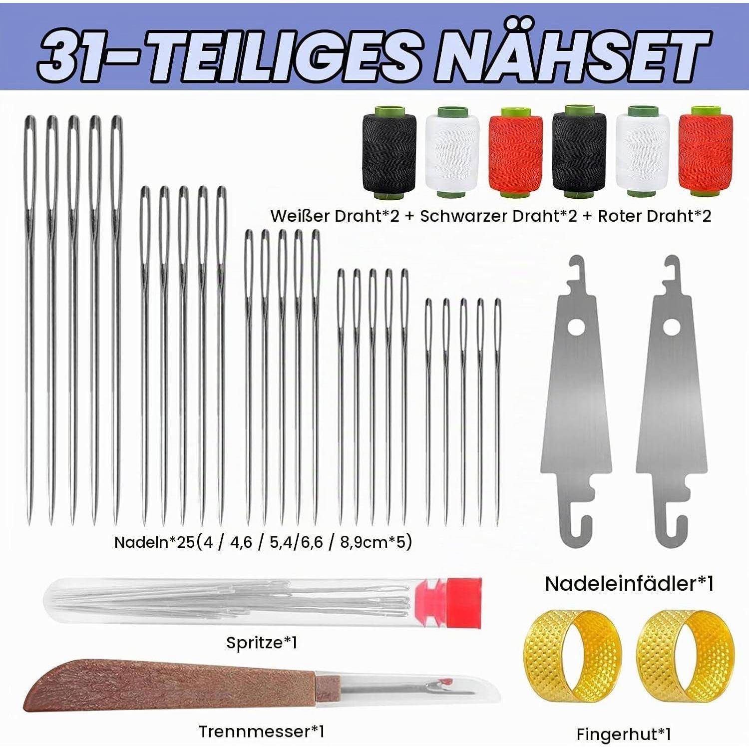 Produktbild eines „31-teiligen Nähsets