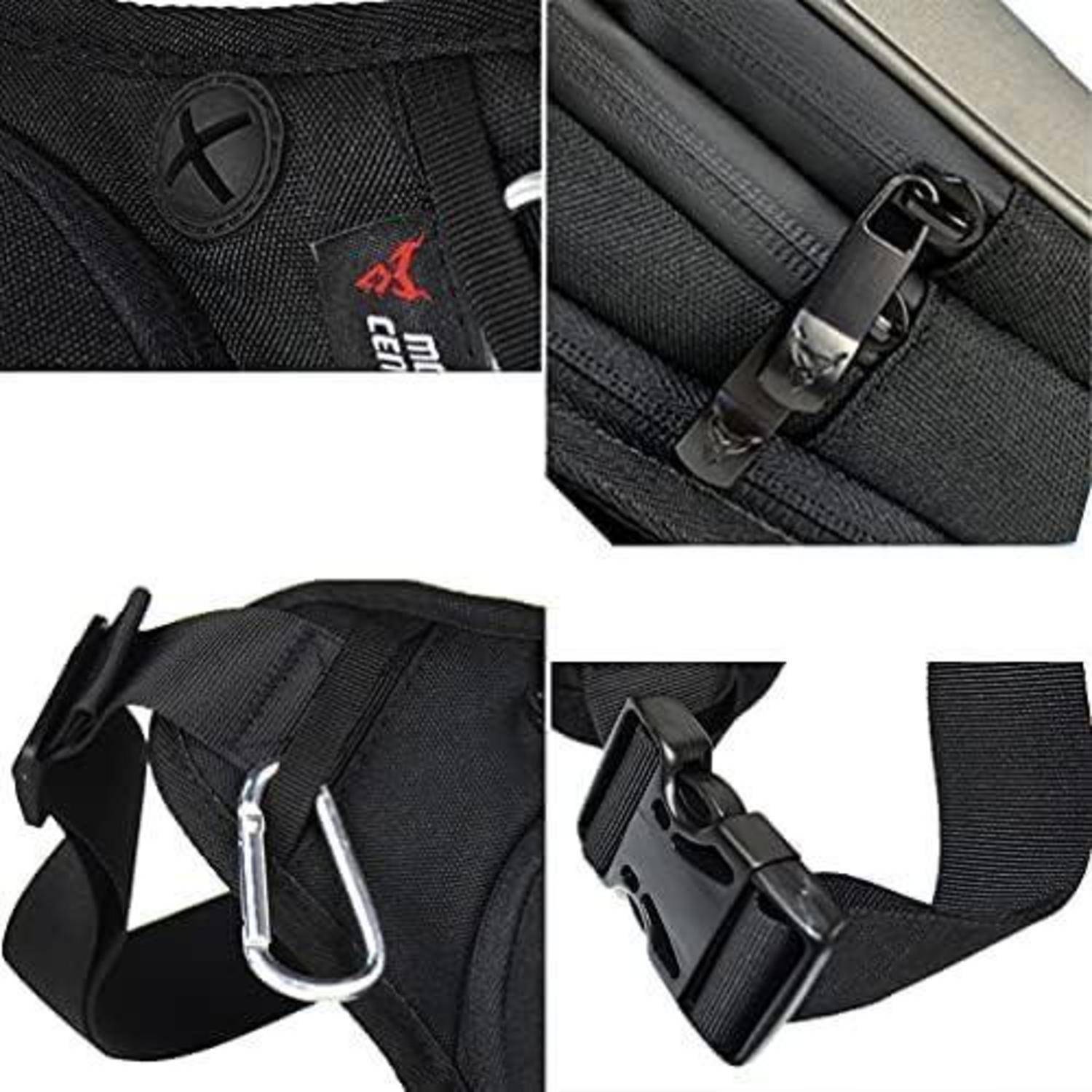Drop Leg Bag Oxford wasserabweisend Schwarz Grau