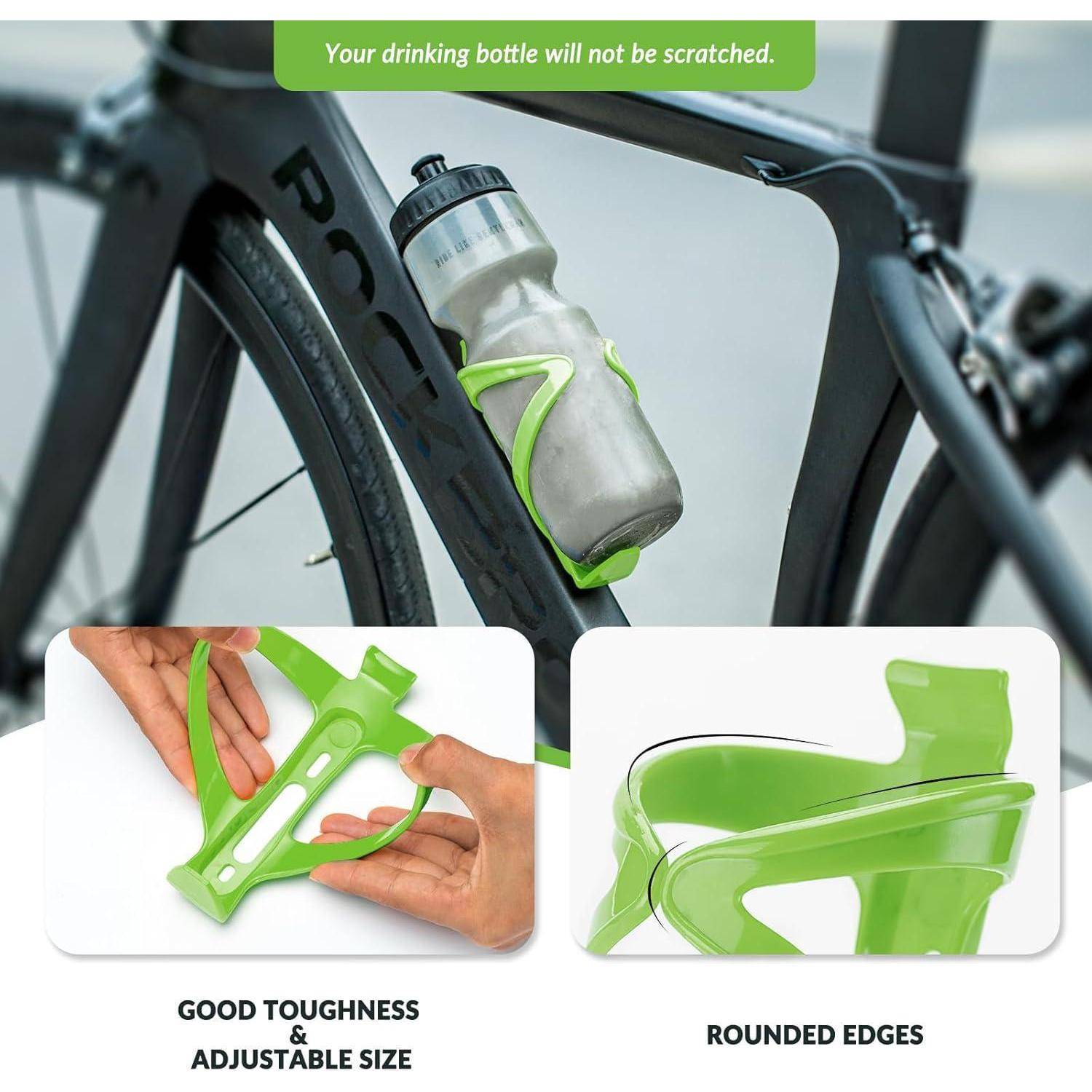 ROCKBROS Fahrrad Flaschenhalter 2er-Pack PC Grün