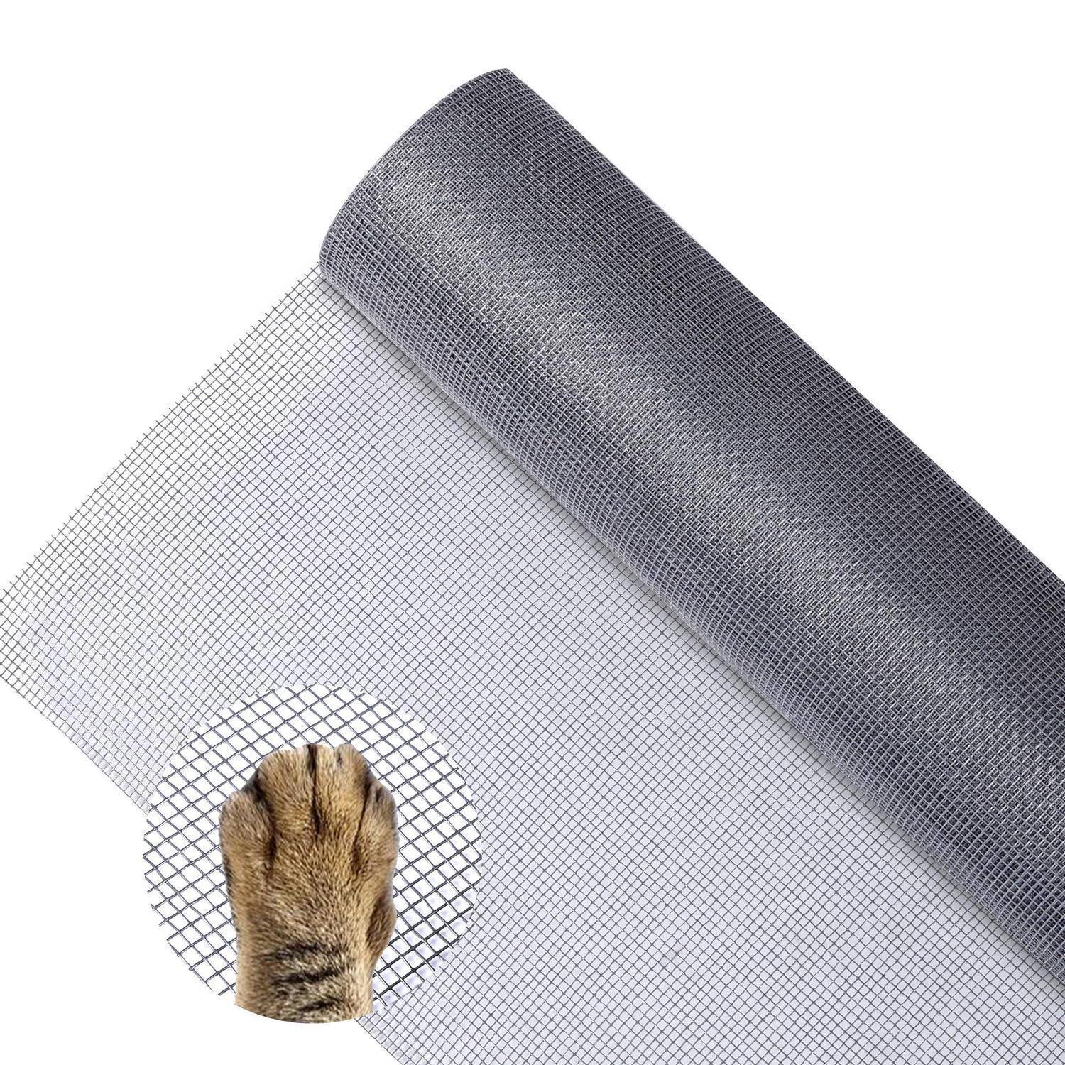Fliegengitter Meterware 120x250cm Fiberglas Grau
