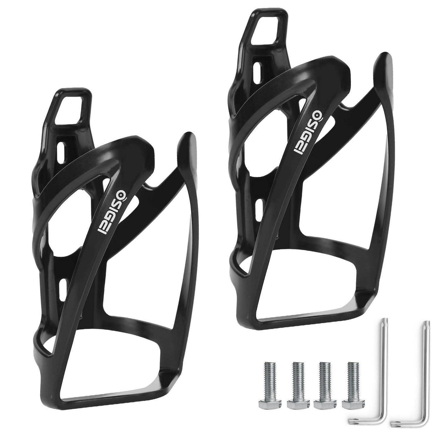 Flaschenhalter Fahrrad 2er Set Schwarz Leichtgewicht 35g MTB Rennrad