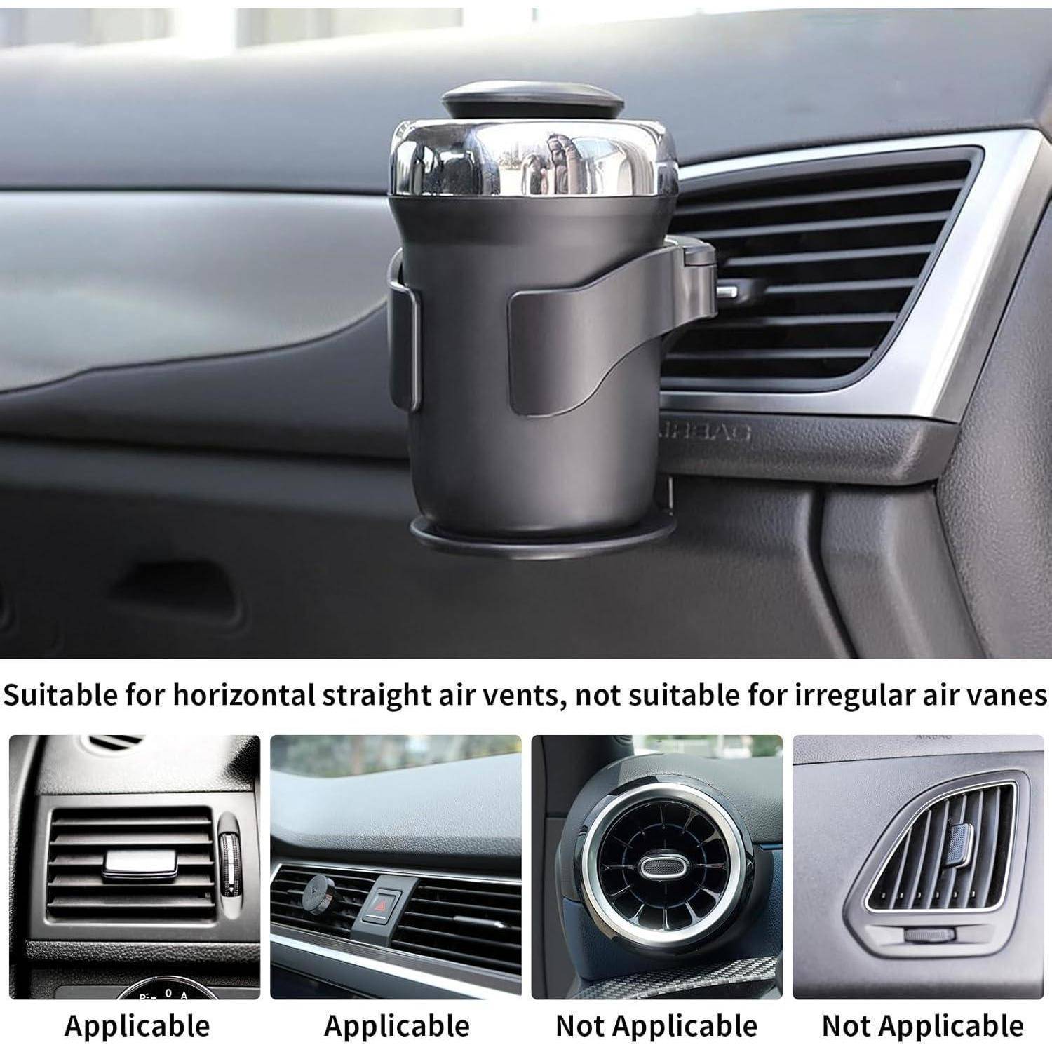 Getränkehalter Auto 2 Stück Verstellbar Lüftung Universal