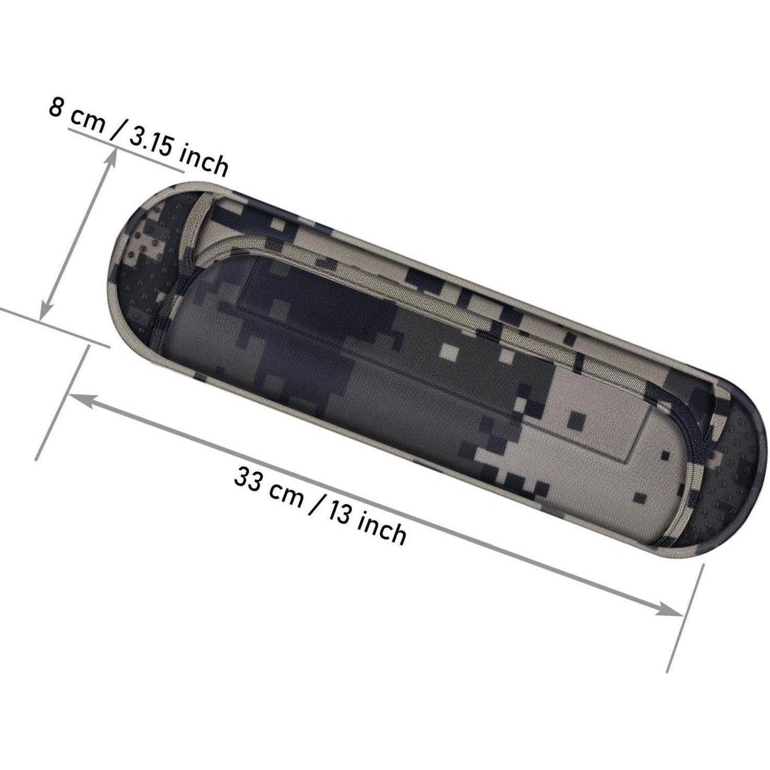 Schulterpolster Ersatz für Taschen Camouflage Grau Neopren Luftschaum 33cm