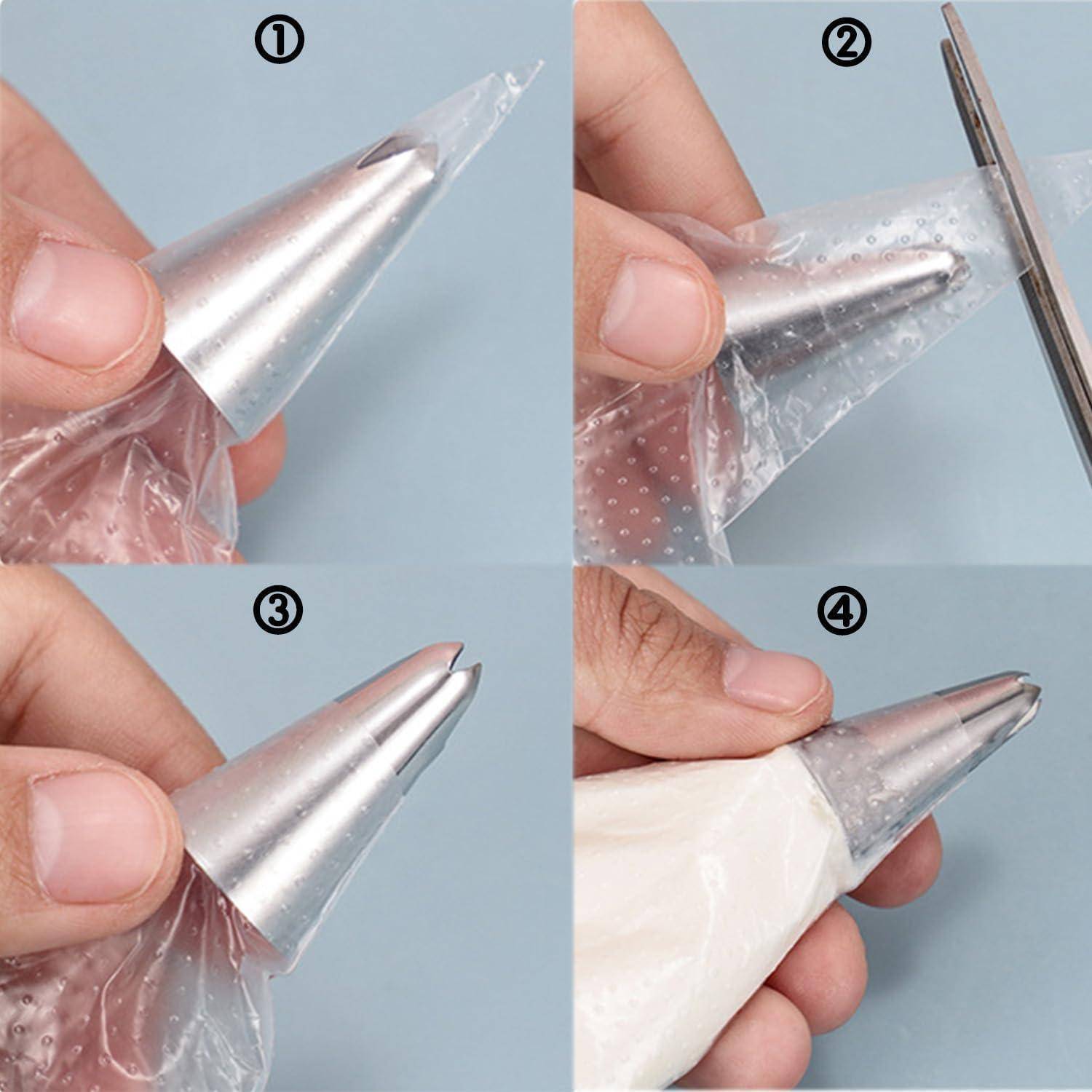 Spritzbeutel Einweg 100 Stück 30x20cm Anti-Rutsch Verdickt