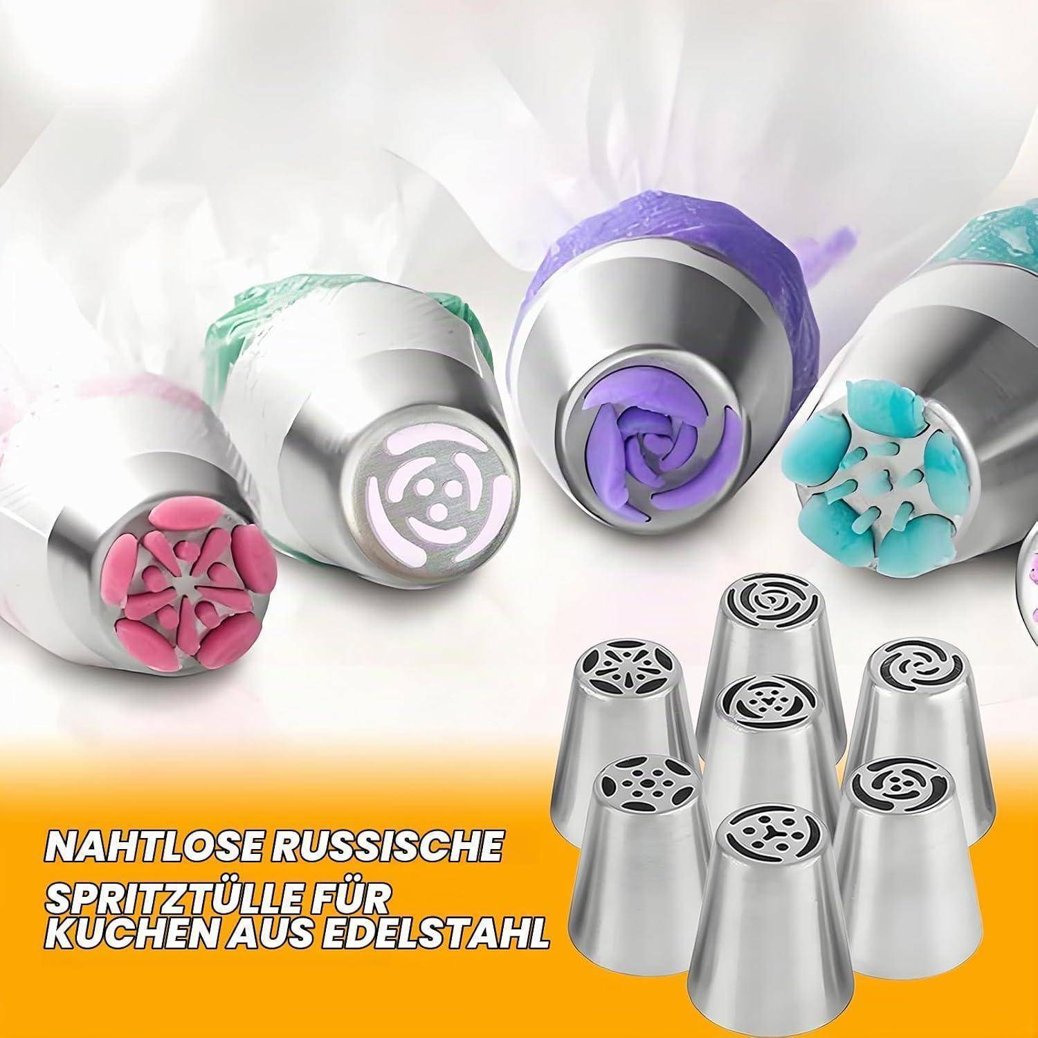 NAHTLOSE RUSSISCHE SPRITZTÜLLE FÜR KÜCHEN AUS EDELSTAHL