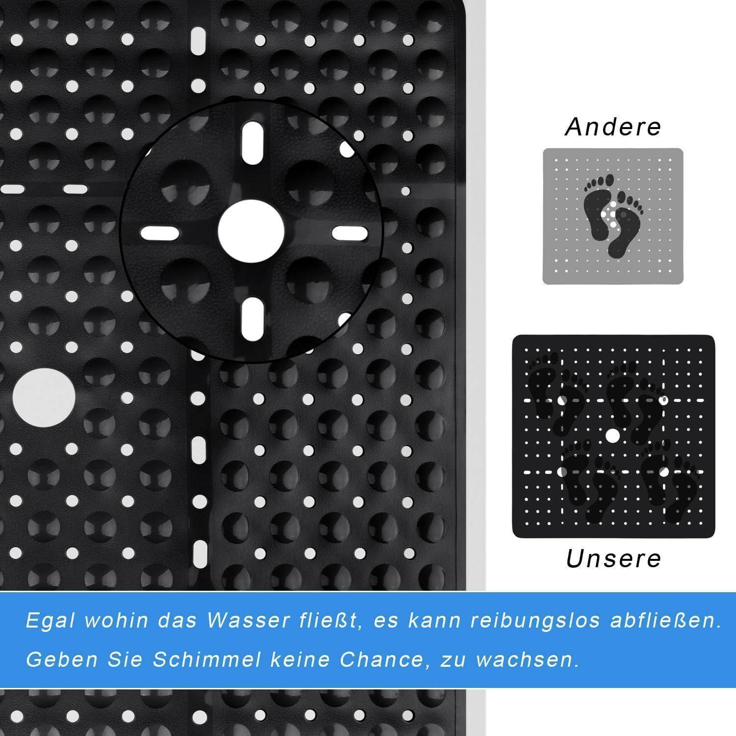 Diagramm zum Vergleich zweier Drainagetücher: 