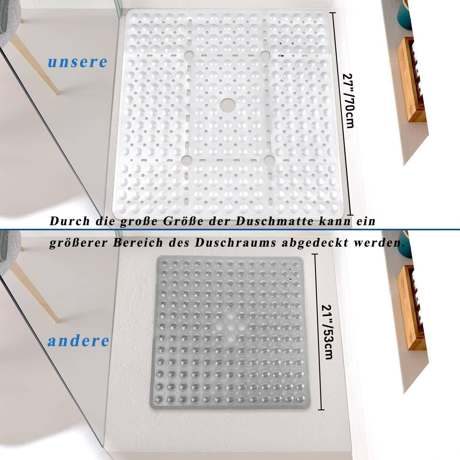 Vergleich zweier Badematte: 